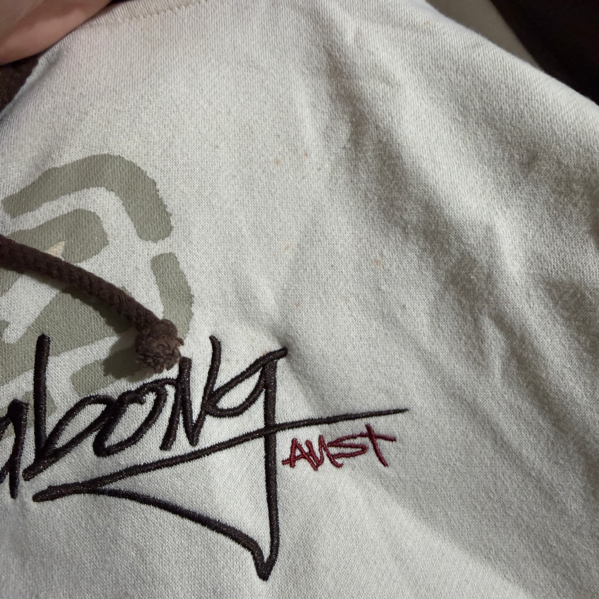 Vintage Billabong Two-Tone Brown Cream Hoodie — photo 5 of 8
