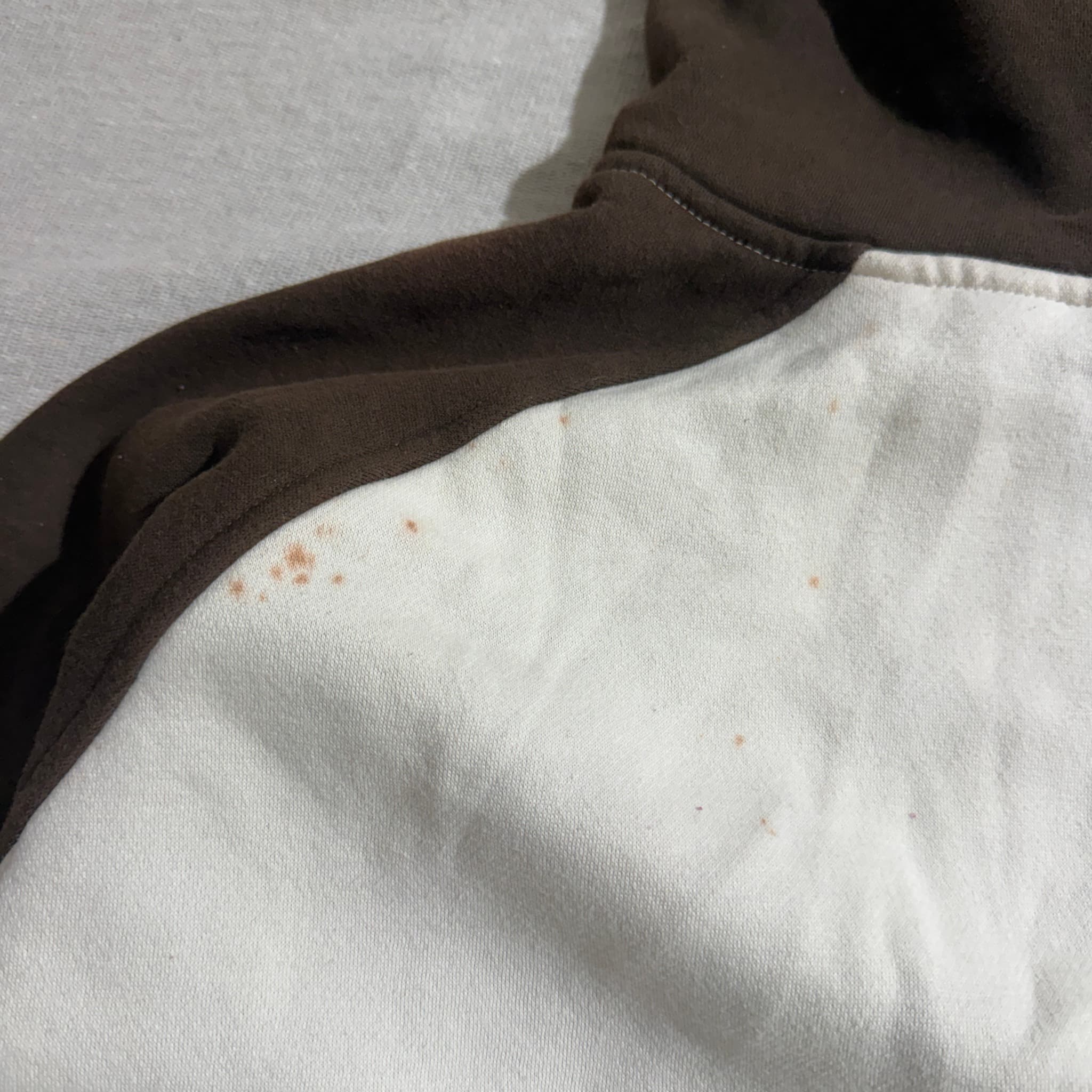 Vintage Billabong Two-Tone Brown Cream Hoodie — photo 6 of 8