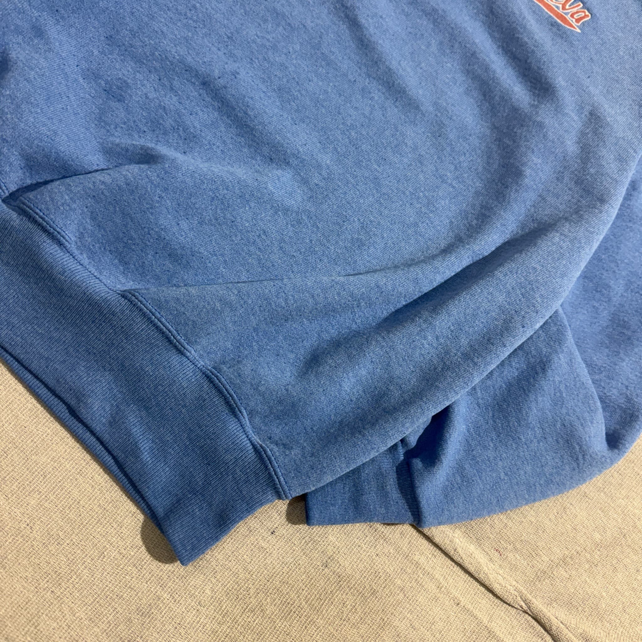 Vintage Champion Geneva College Crewneck Sweatshirt Blue — photo 2 of 6