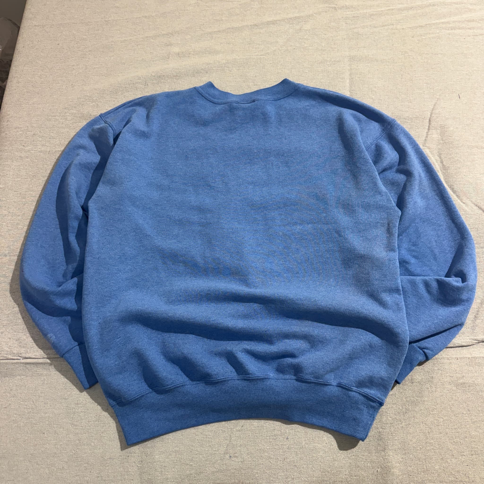 Vintage Champion Geneva College Crewneck Sweatshirt Blue — photo 5 of 6