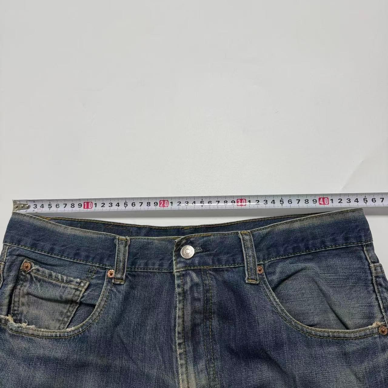 Vintage Distressed Denim Jeans — photo 7 of 9