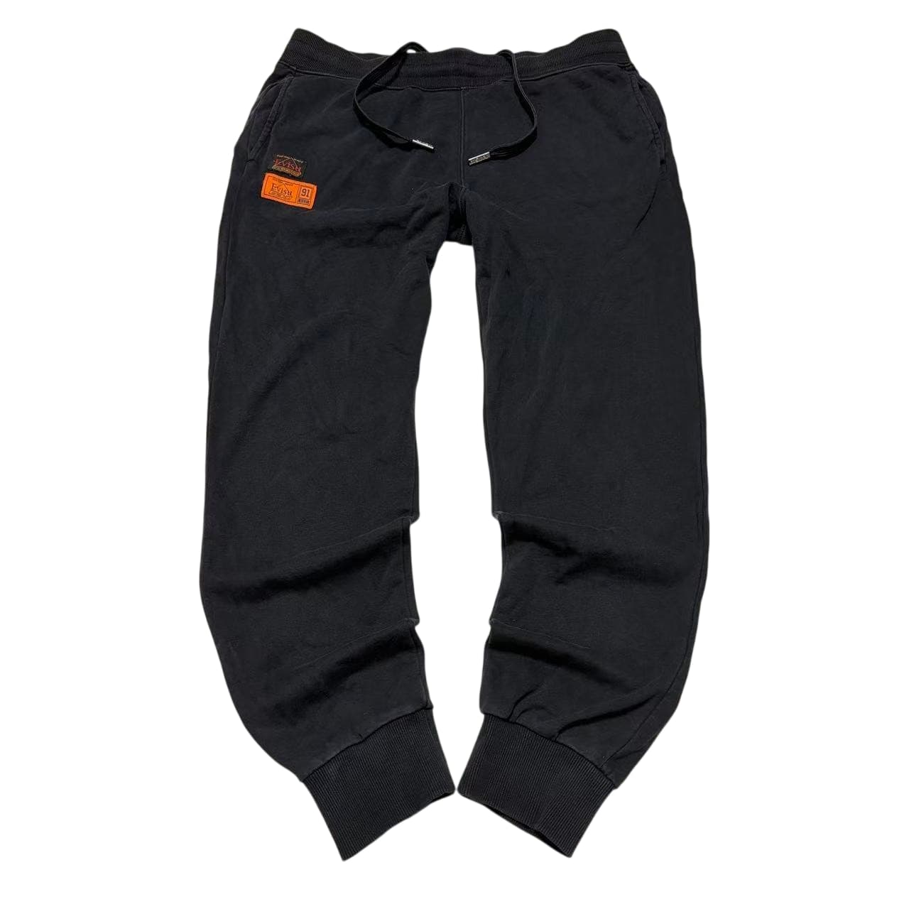 Vintage Evisu Black Jogger Sweatpants — photo 2 of 12