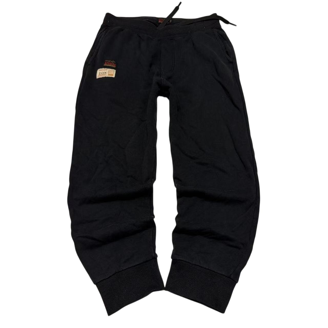 Vintage Evisu Black Sweatpants Logo Patch — photo 3 of 12