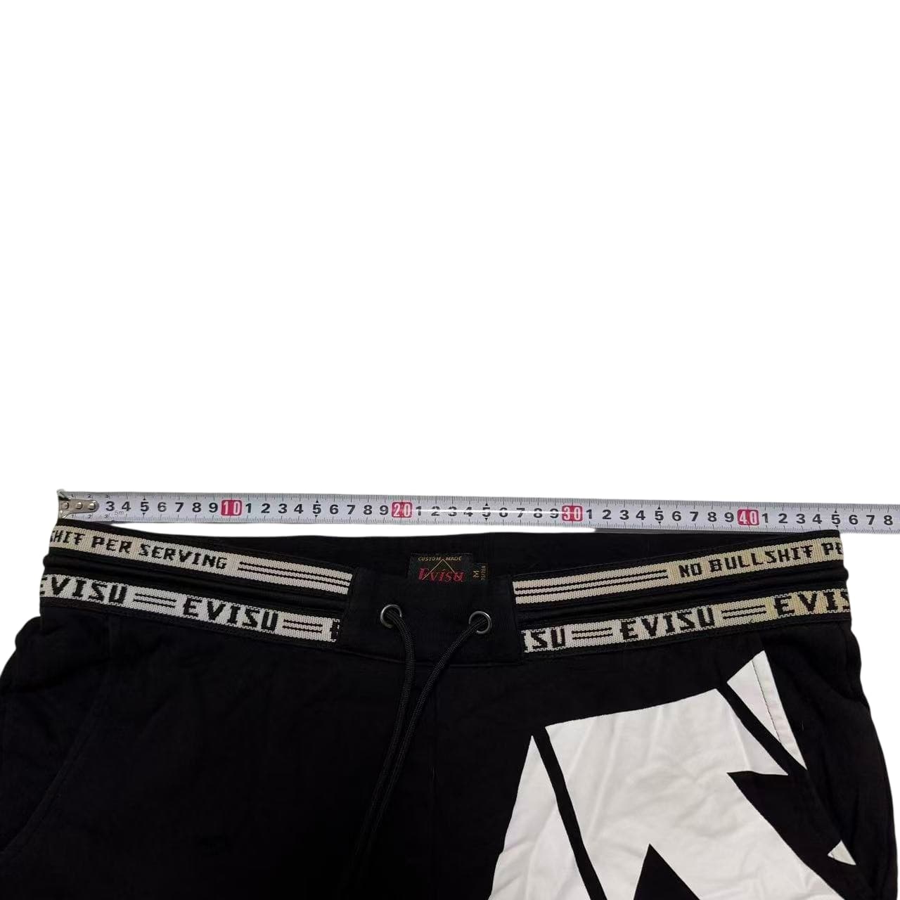 Vintage Evisu Logo Waistband Sweatpants Black — photo 5 of 13