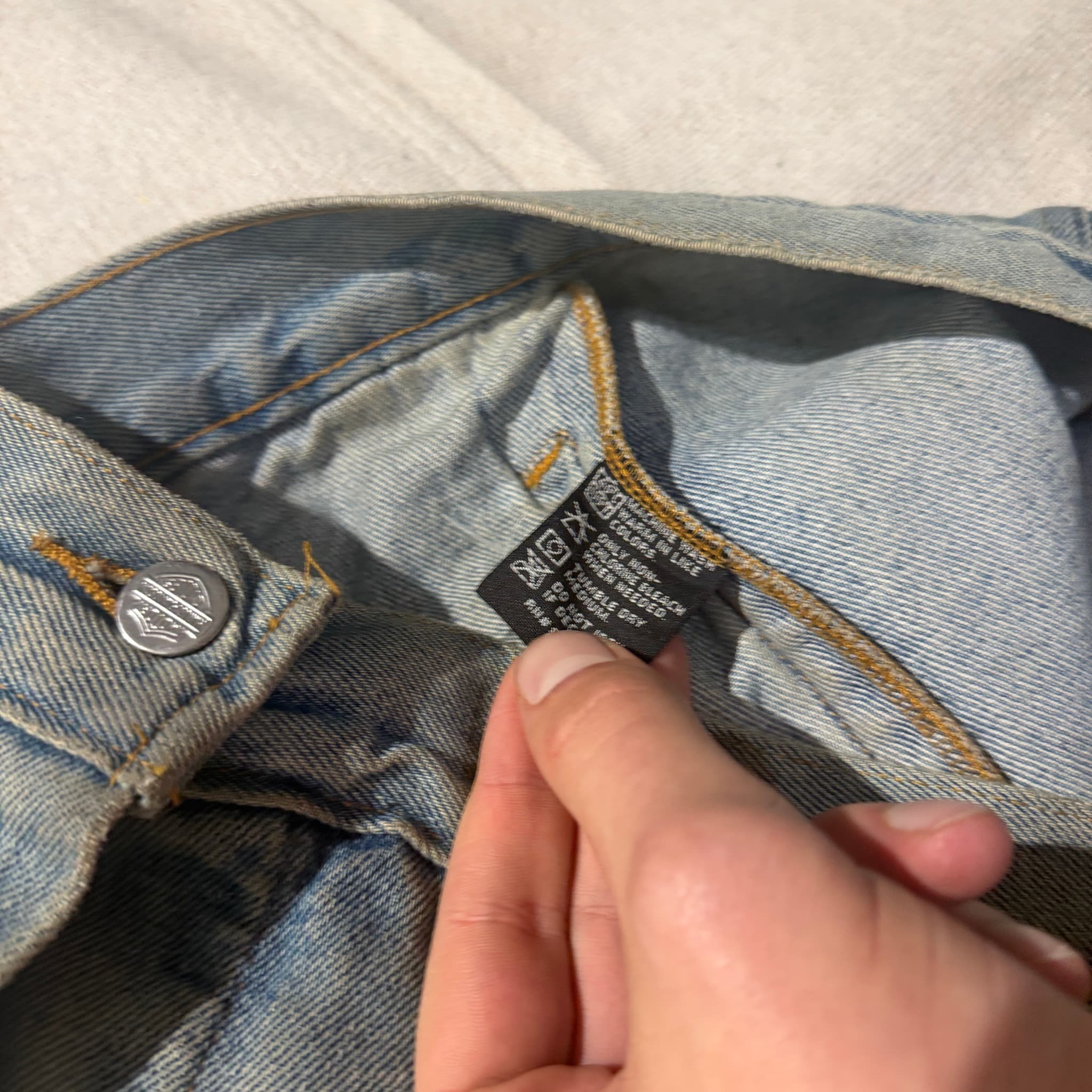 Vintage Harley-Davidson Denim Cut-Off Vest With Patches — photo 6 of 10