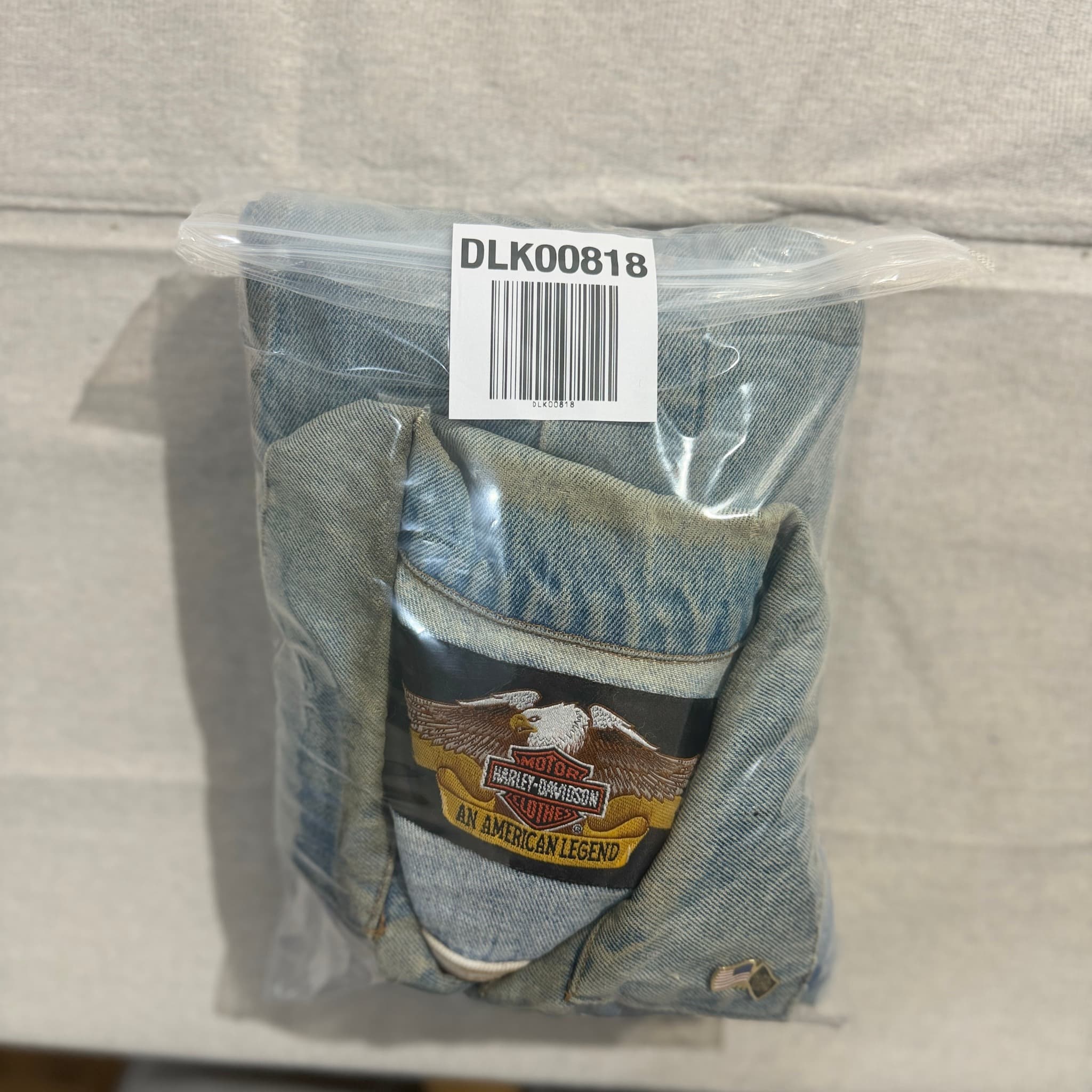 Vintage Harley-Davidson Denim Cut-Off Vest With Patches — photo 10 of 10