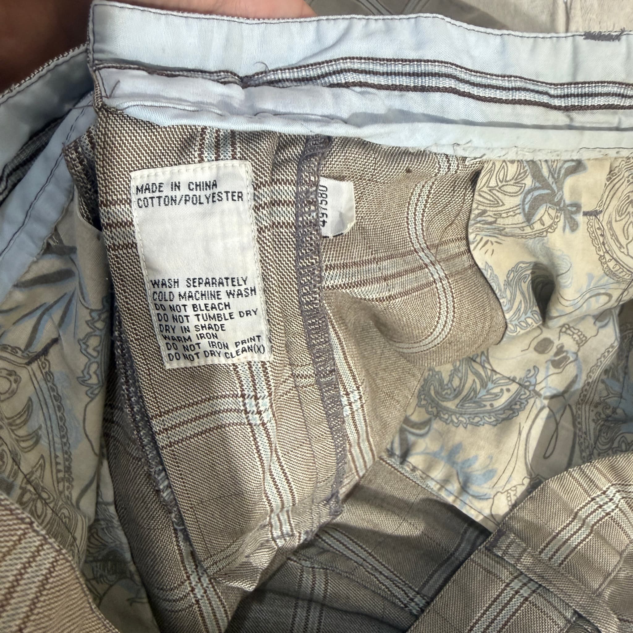 Vintage Jay Jays Plaid Bermuda Shorts Brown — photo 5 of 7