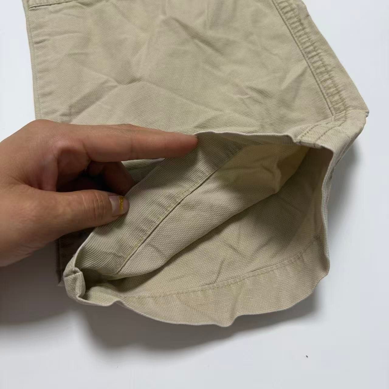 Vintage Jeep Cargo Pants Loose Fit Khaki — photo 5 of 8