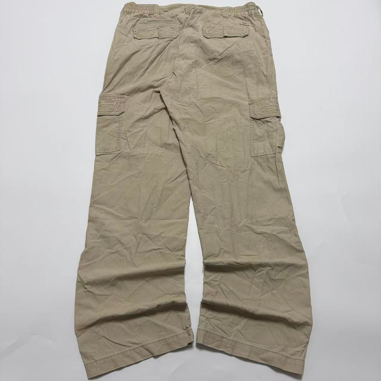 Vintage Jeep Cargo Pants Loose Fit Khaki — photo 2 of 8