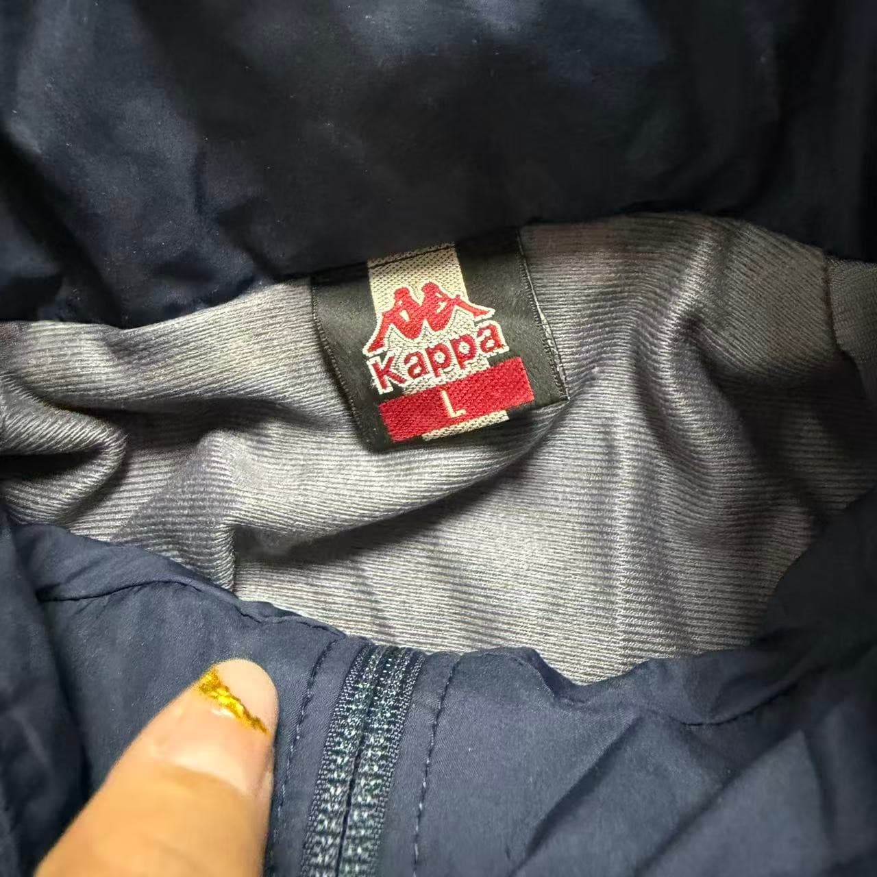 Vintage Kappa Navy Blue Track Jacket Size L — photo 5 of 8