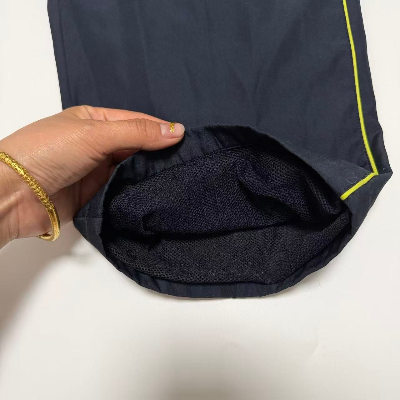 Vintage Kappa Track Pants Black Neon Yellow XXL — photo 7 of 11