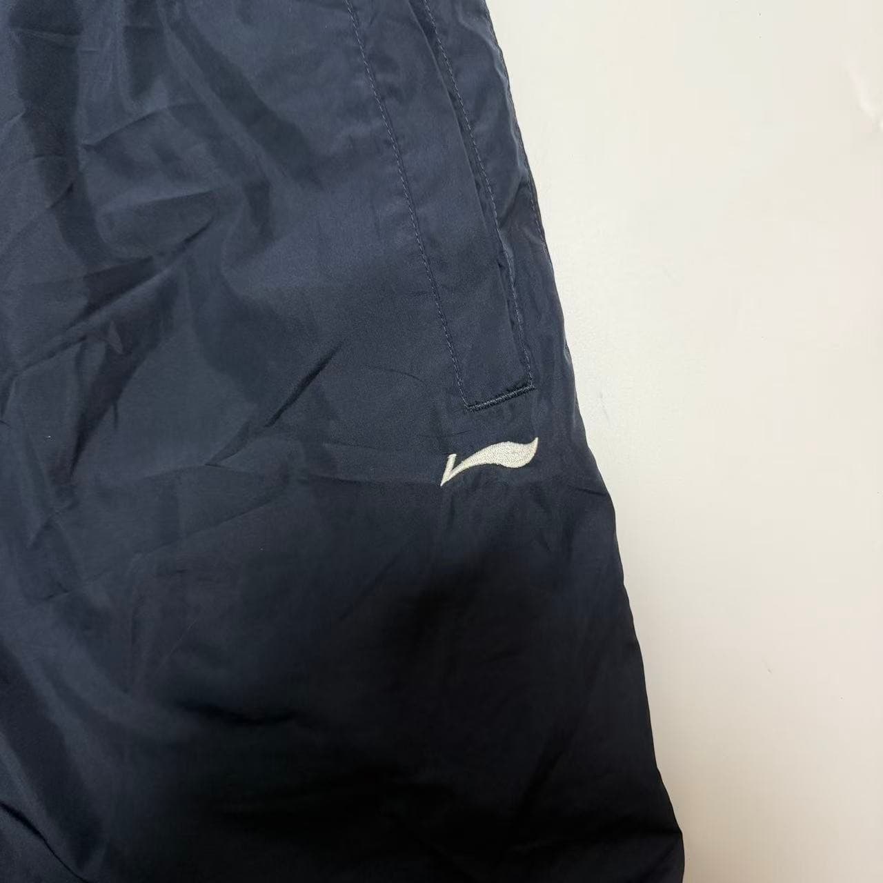 Vintage Li-Ning Athletic Shorts Navy Blue — photo 4 of 7