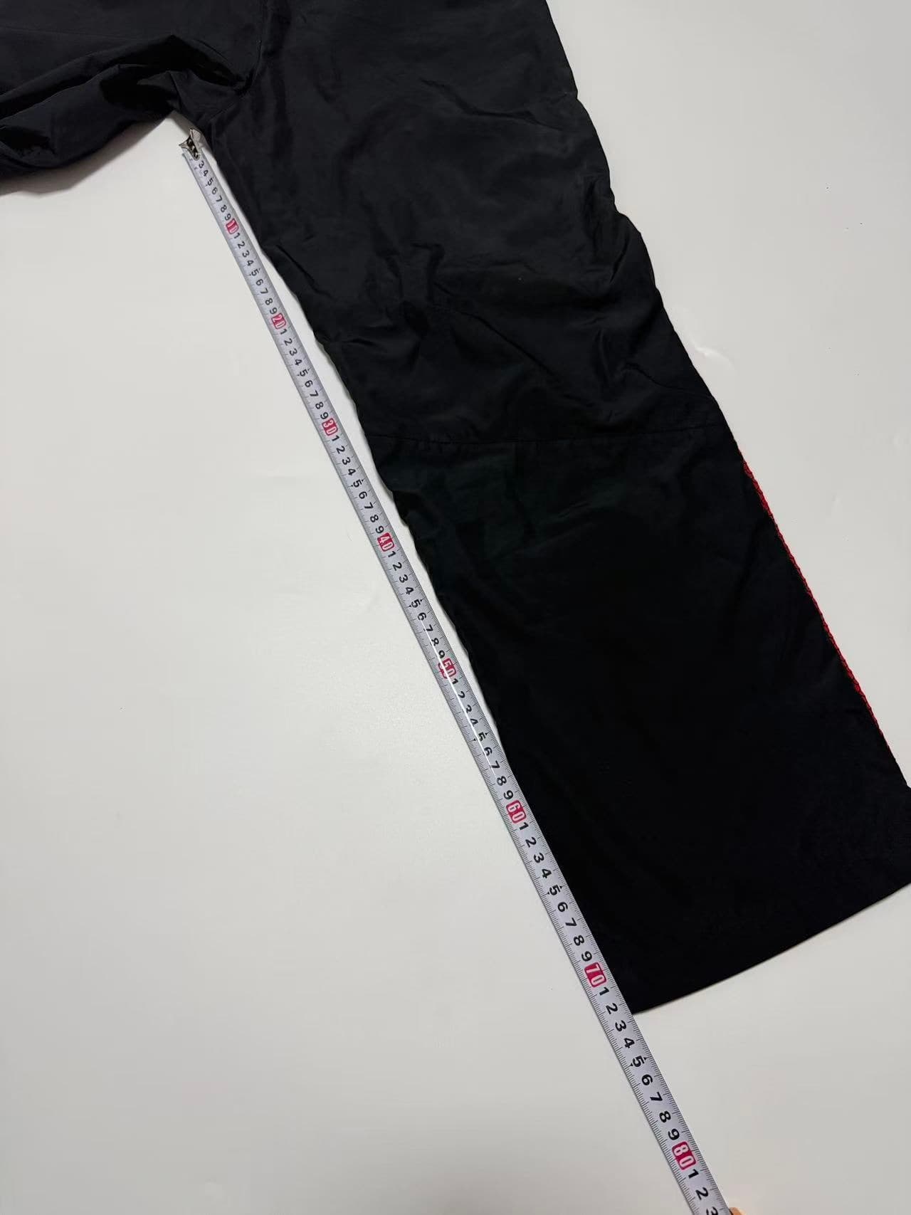 Vintage Li-Ning Nylon Track Pants Black Red Size S — photo 8 of 10