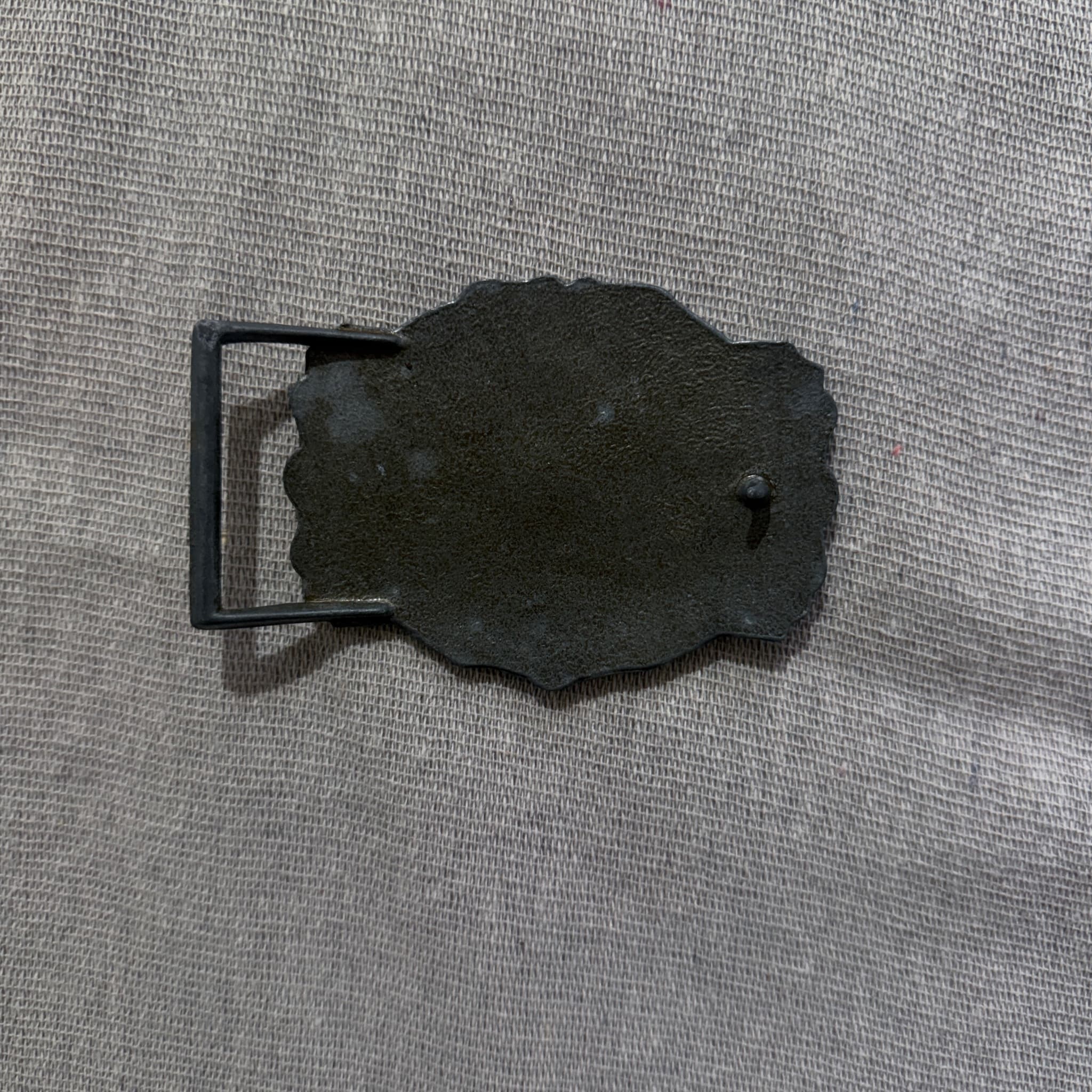 Vintage LIVINGSTON WELLS & CO Foreign And Domestic Gold Dealers Belt Buckle — photo 3 of 6