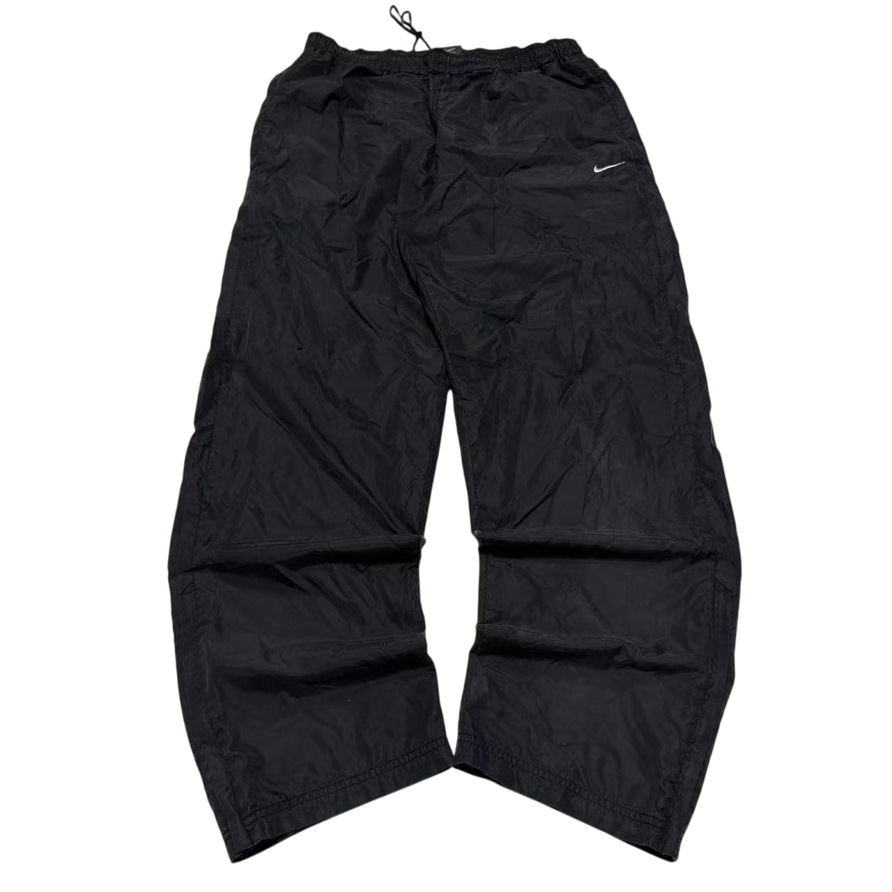 Vintage Nike Black Nylon Track Pants — photo 1 of 12