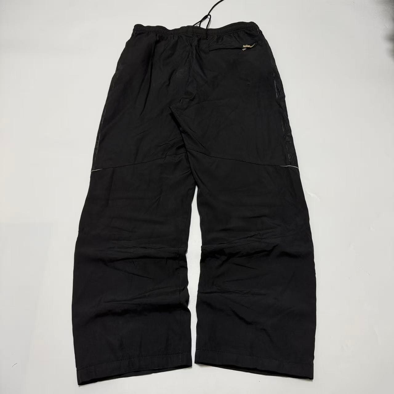 Vintage Nike Black Nylon Track Pants XL — photo 2 of 11
