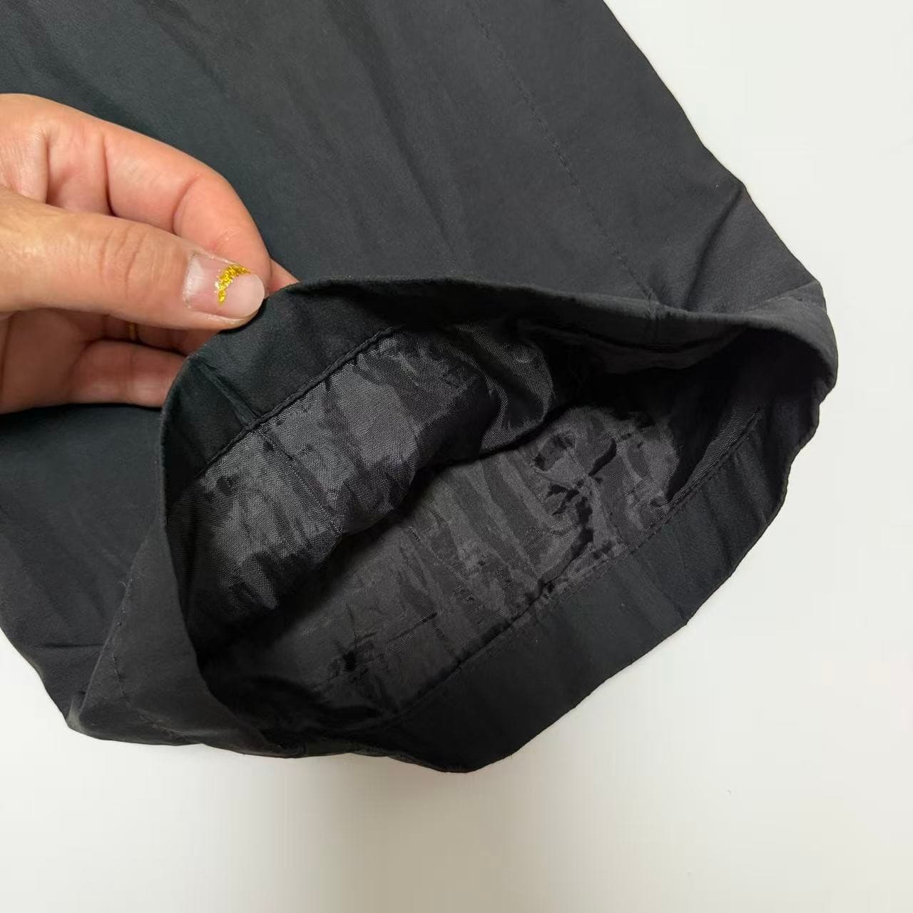 Vintage Nike Black Nylon Track Pants XL — photo 3 of 11