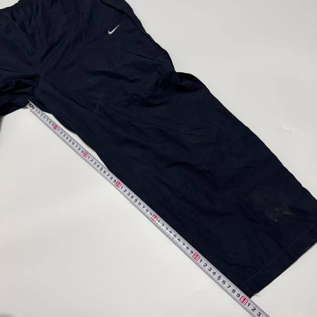 Vintage Nike Navy Blue Nylon Track Pants — photo 7 of 9