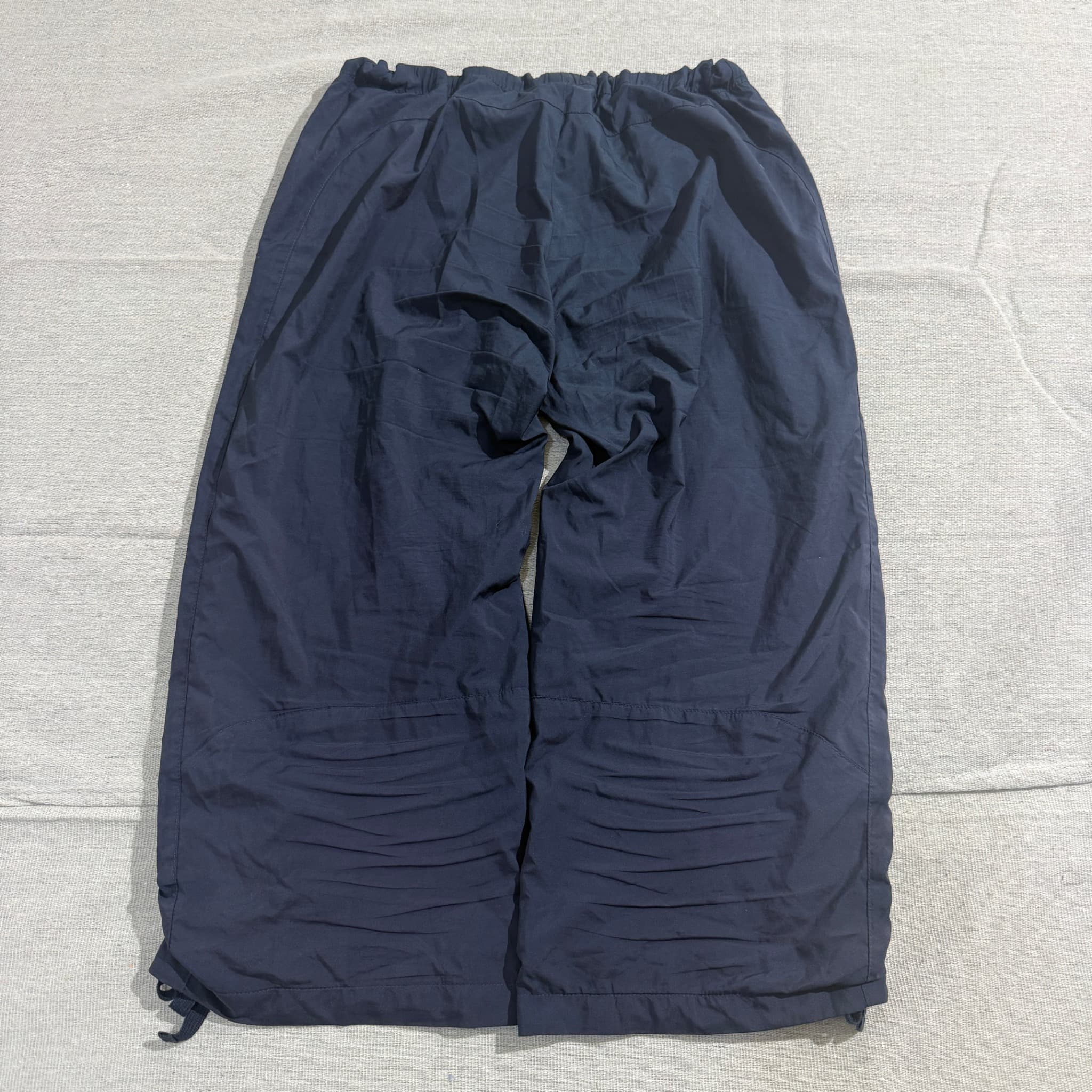 Vintage Nike Tennis Court Logo Nylon Track Pants Navy Blue — photo 5 of 6