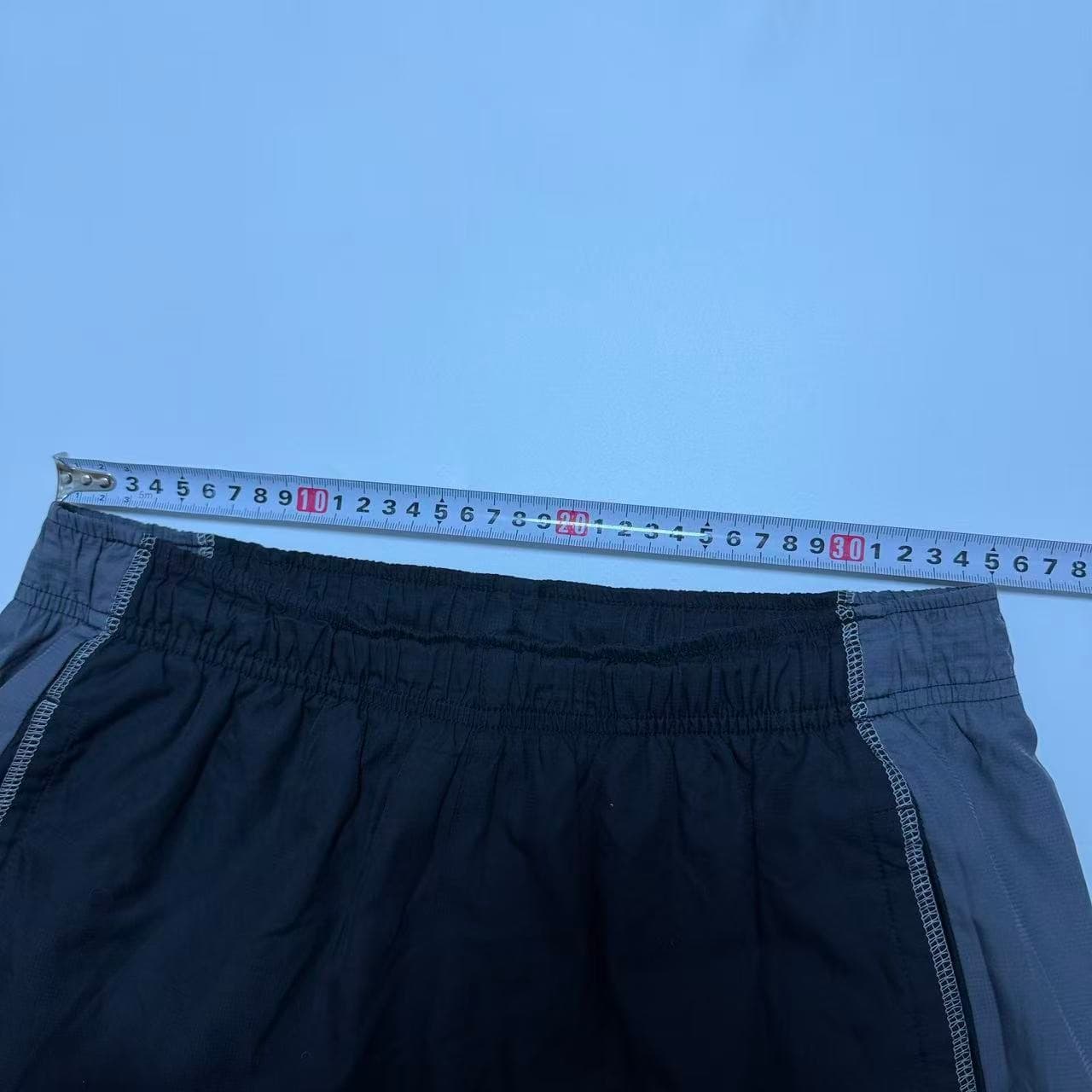 Vintage Nylon Track Pants Black Grey — photo 5 of 10