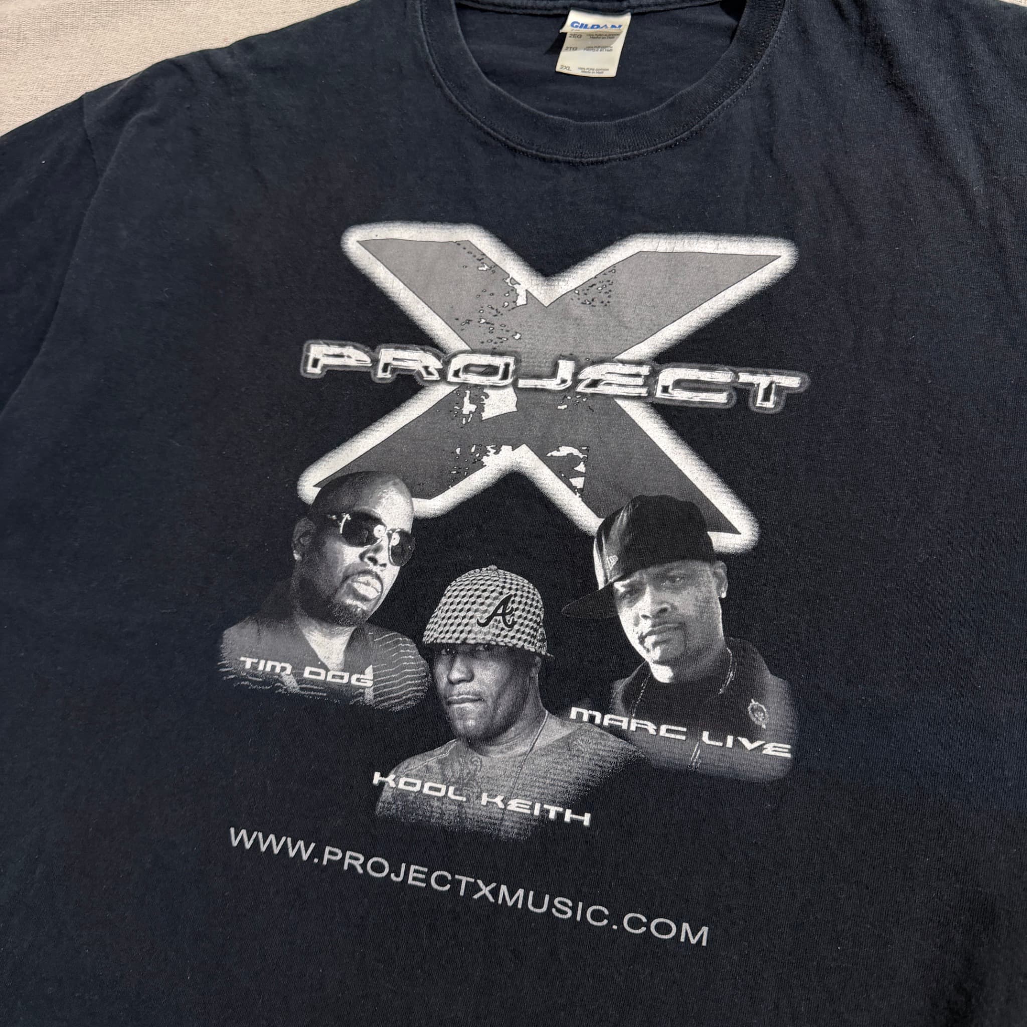 Vintage Project X Hip Hop Group T-Shirt Tim Dog Kool Keith Marc Live — photo 2 of 5
