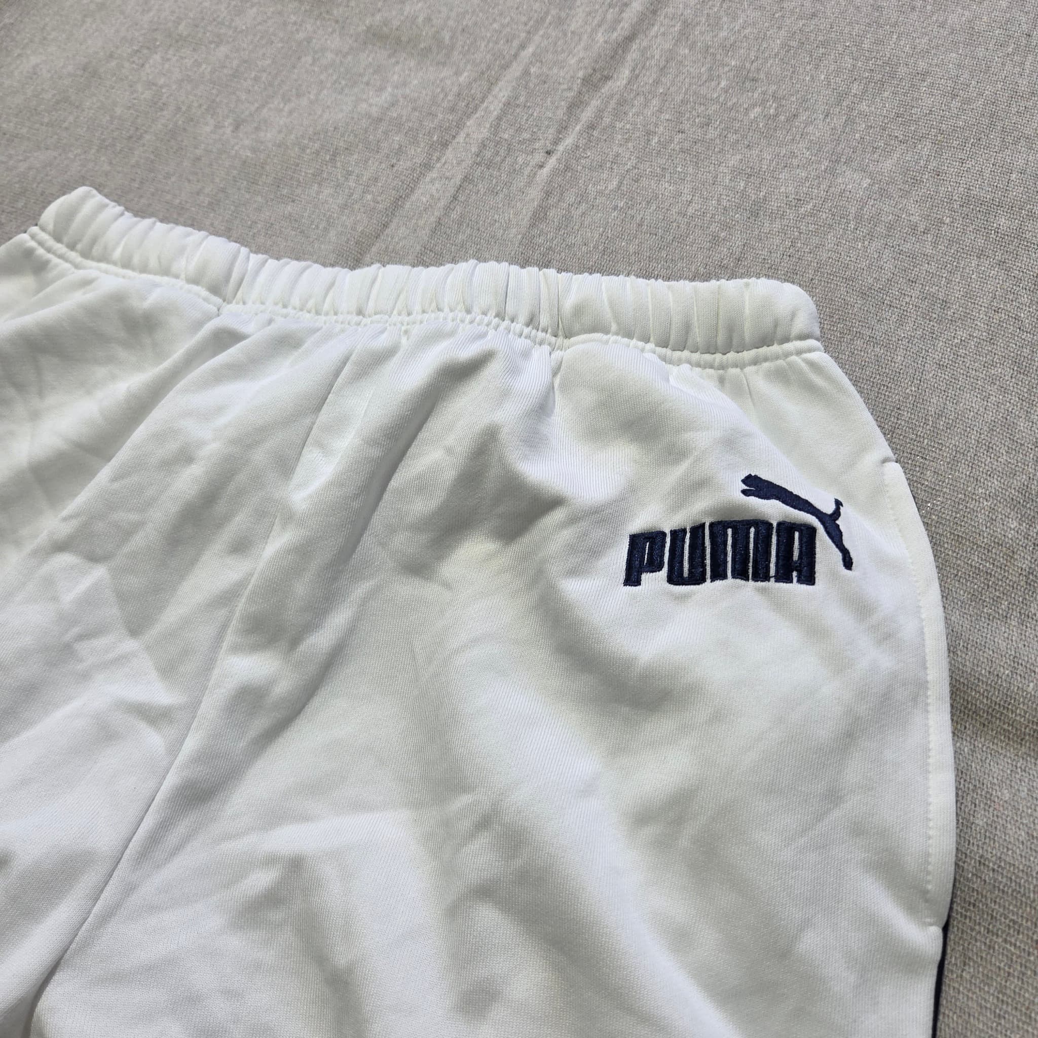 Vintage Puma Track Pants White With Side Stripe Women's Size 160/100A — photo 3 of 6