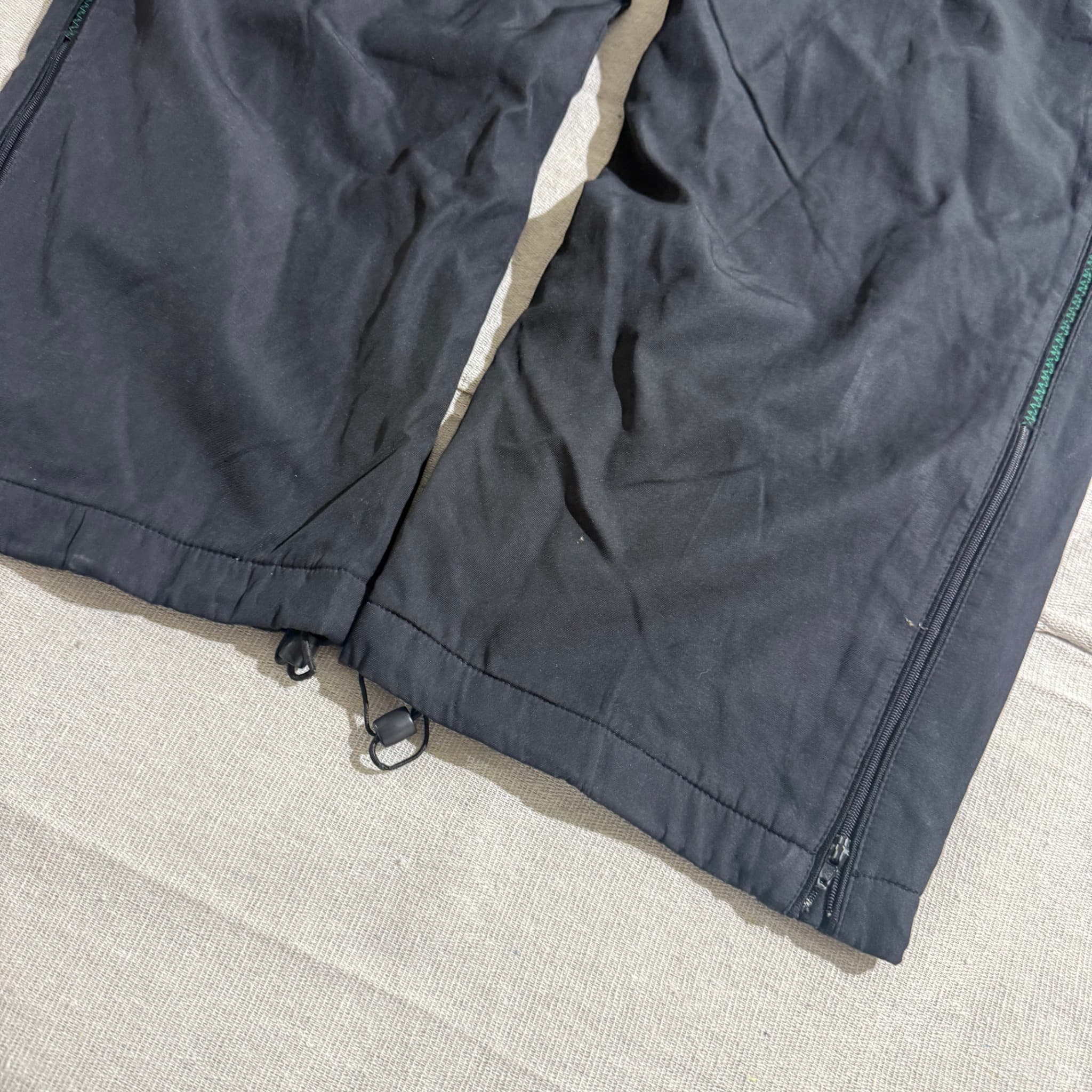 Vintage Sportswear Nylon Track Pants Black XL — photo 2 of 6