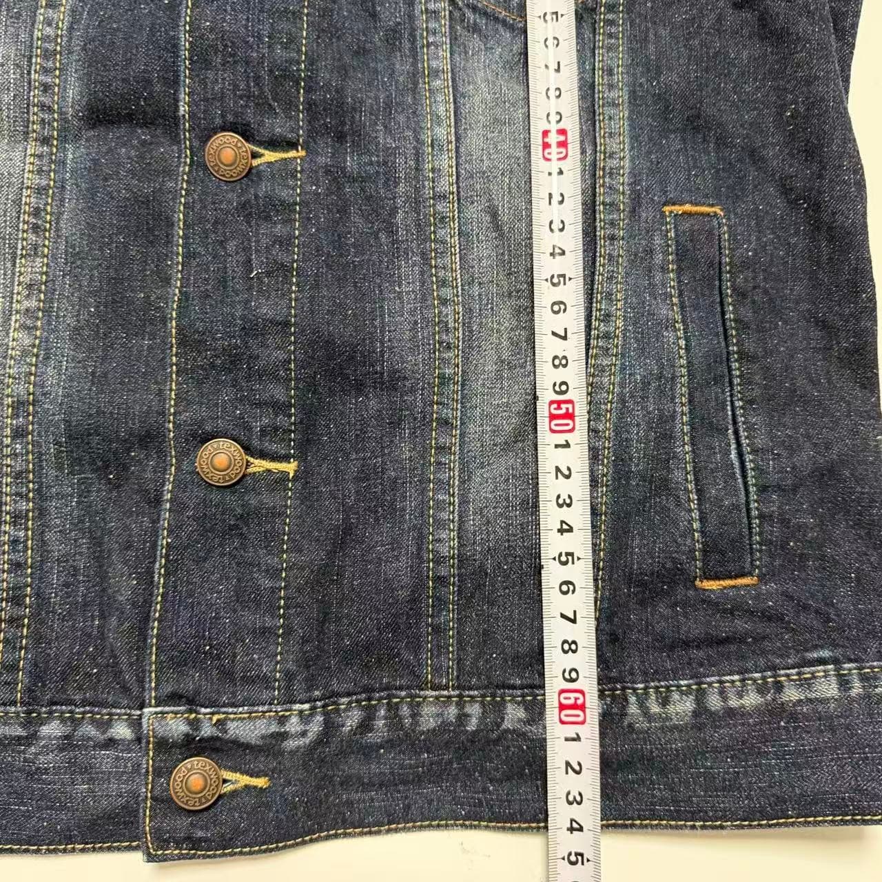 Vintage Texwood Denim Trucker Jacket Dark Wash Size L — photo 4 of 7