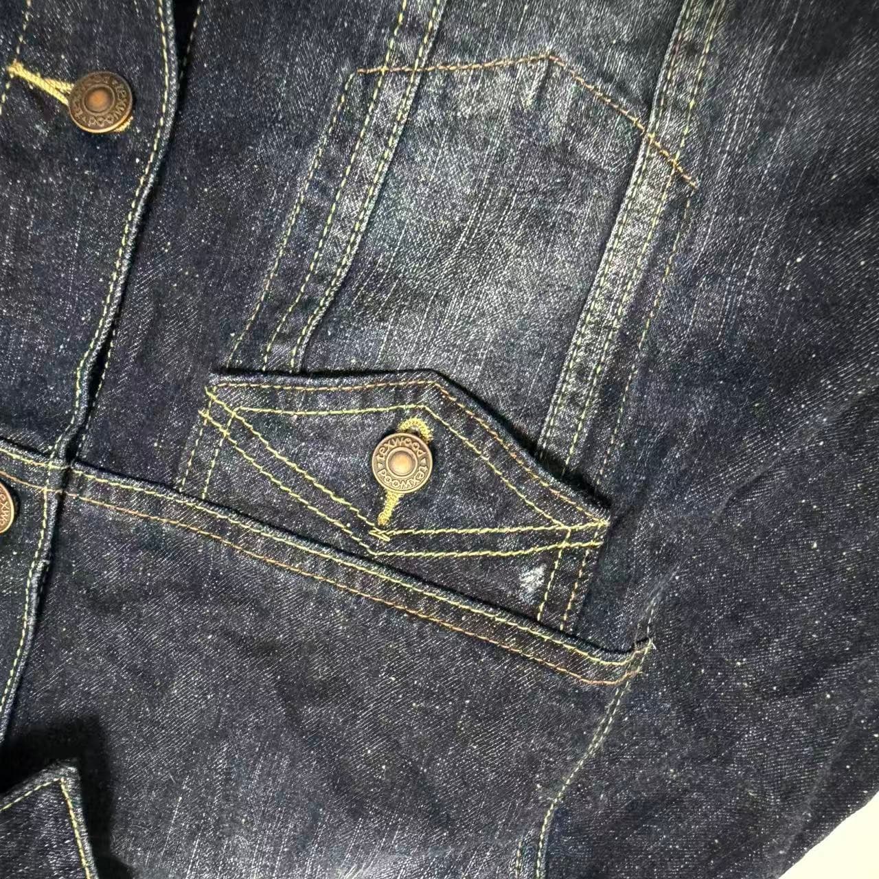 Vintage Texwood Denim Trucker Jacket Dark Wash Size L — photo 5 of 7