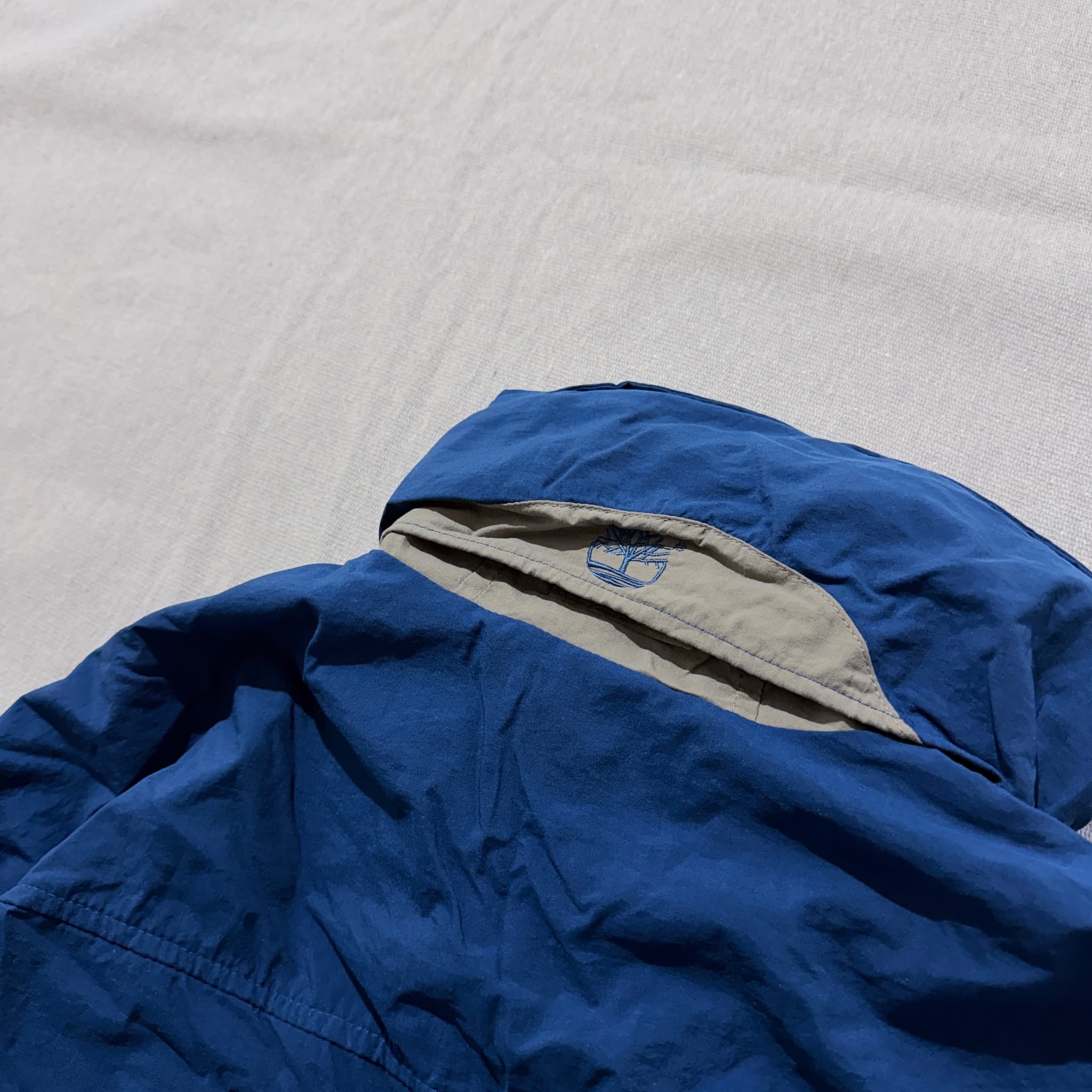 Vintage Timberland Weathergear Blue Nylon Field Jacket Size XS — photo 9 of 11