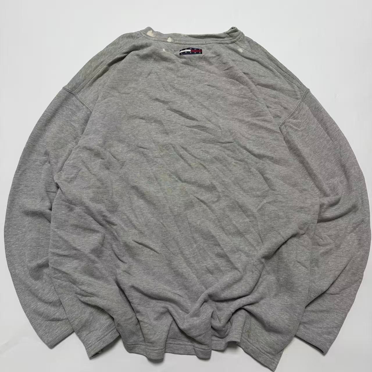 Vintage TOMMY JEANS Jeans 85 Graphic Sweatshirt Grey — photo 2 of 8