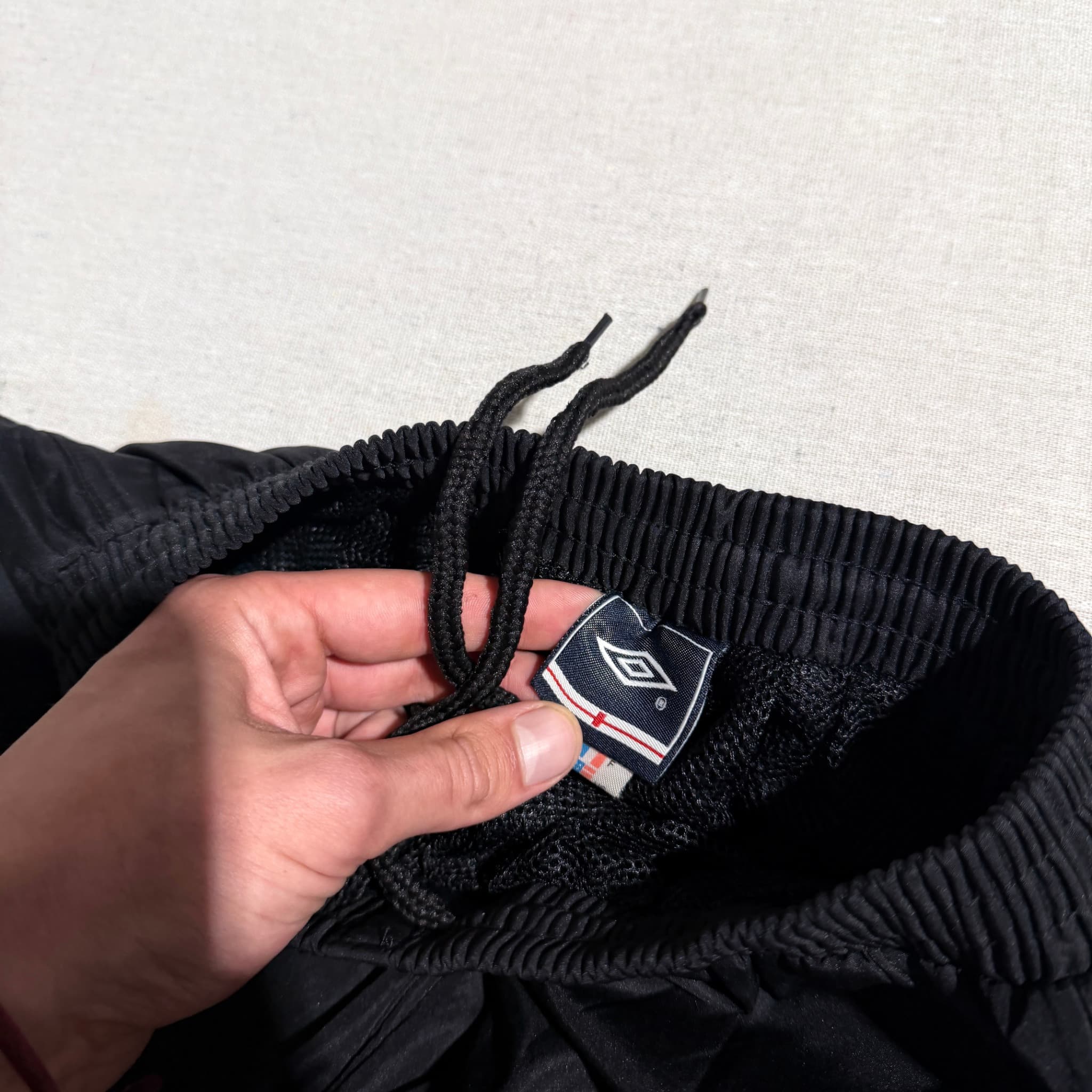 Vintage Y2K Umbro Nylon Track Pants Black Unisex — photo 3 of 7