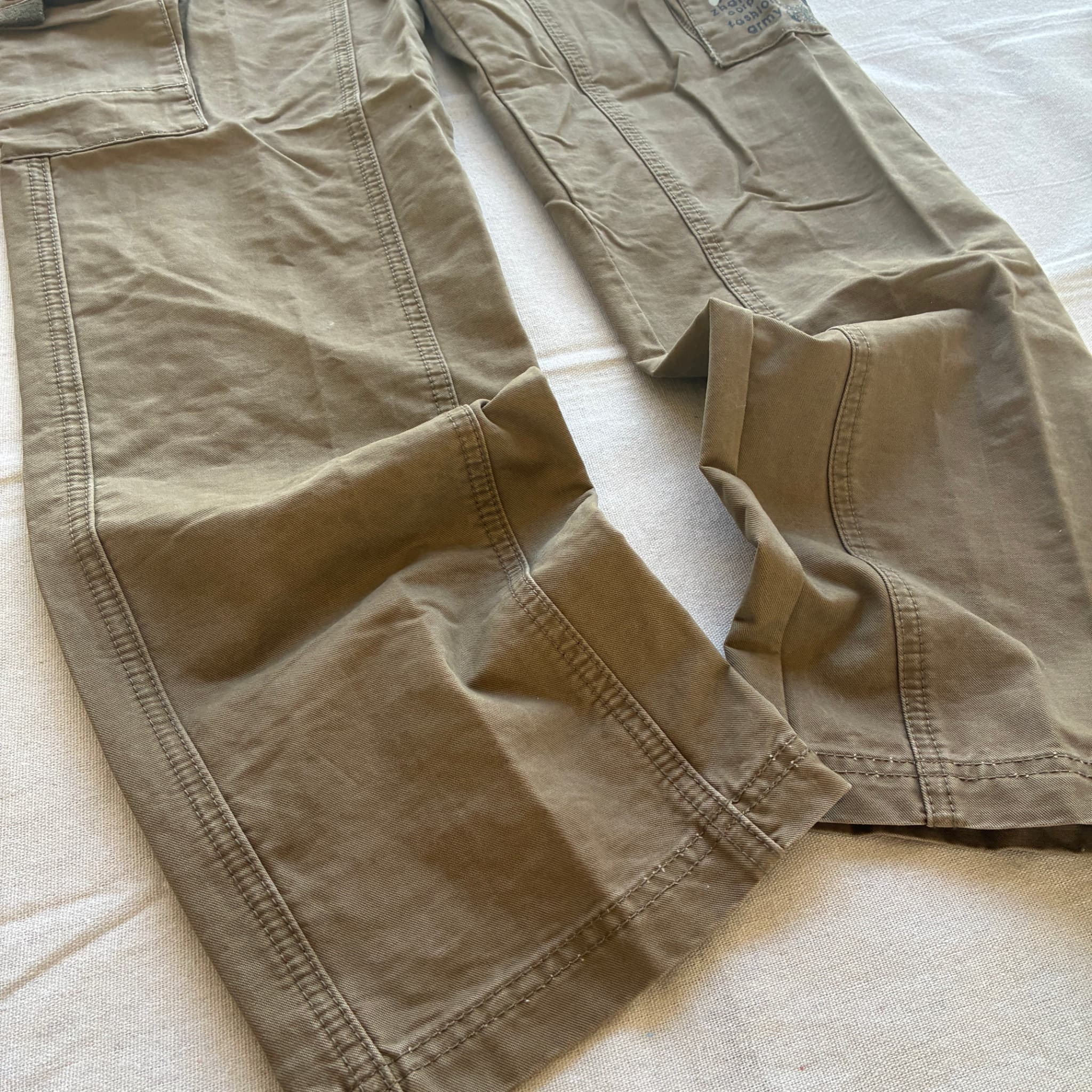 Warground Cargo Pants Olive Green Utility Trousers Size 29 — photo 2 of 7