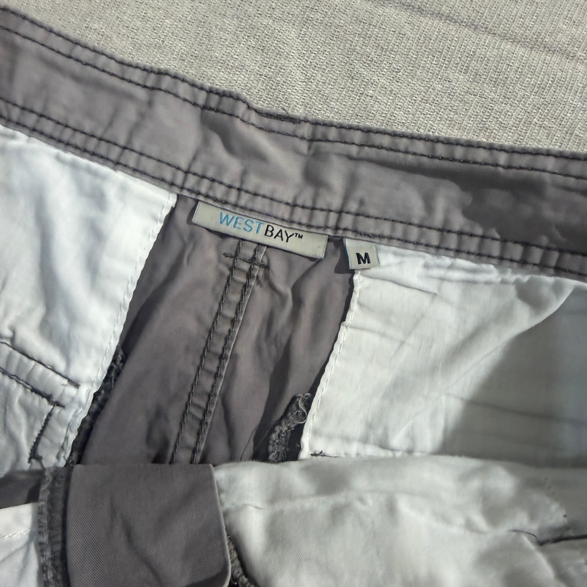WESTBAY Men's Grey Cargo Shorts Size M — photo 4 of 6