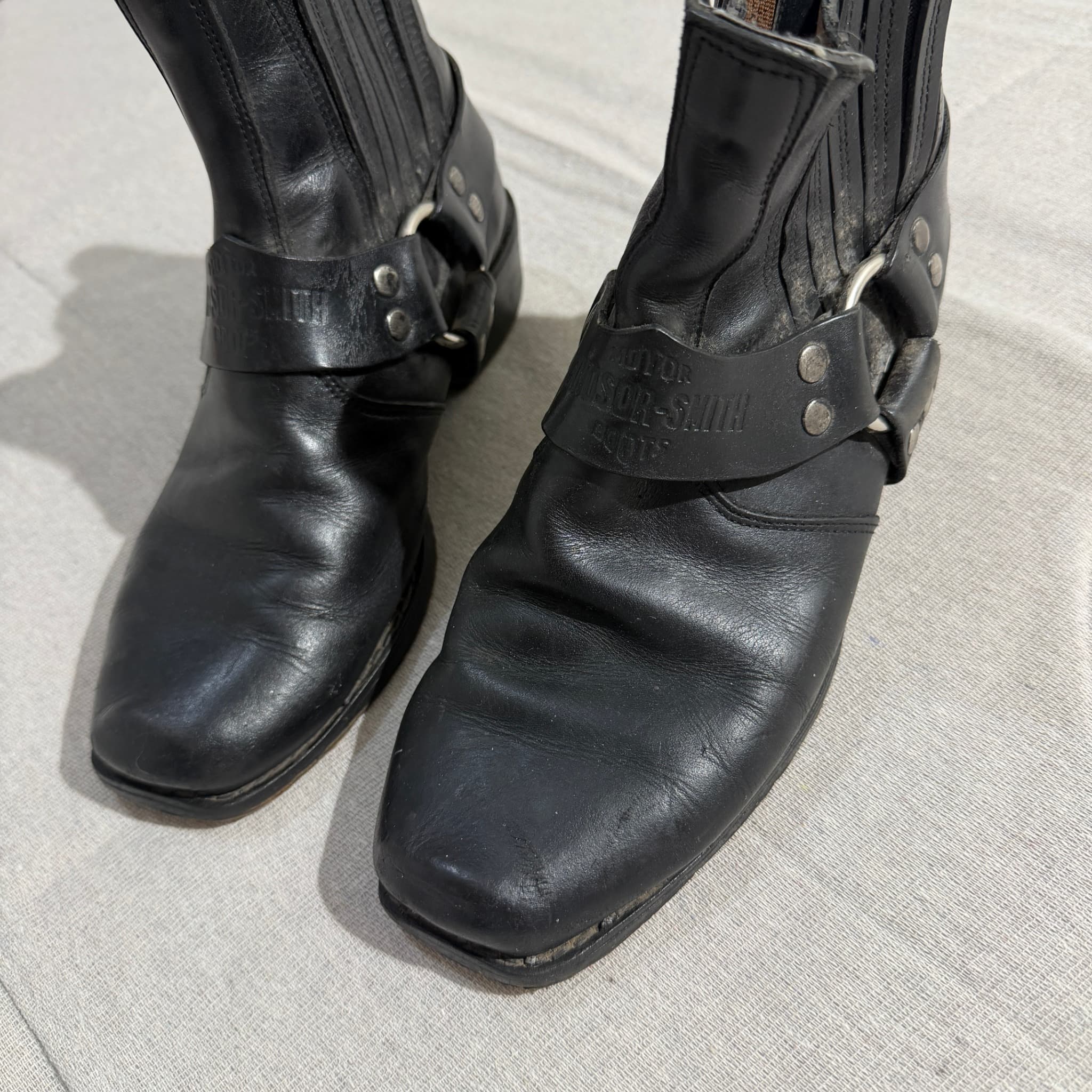 Windsor Smith Black Leather Harness Biker Boots — photo 4 of 10