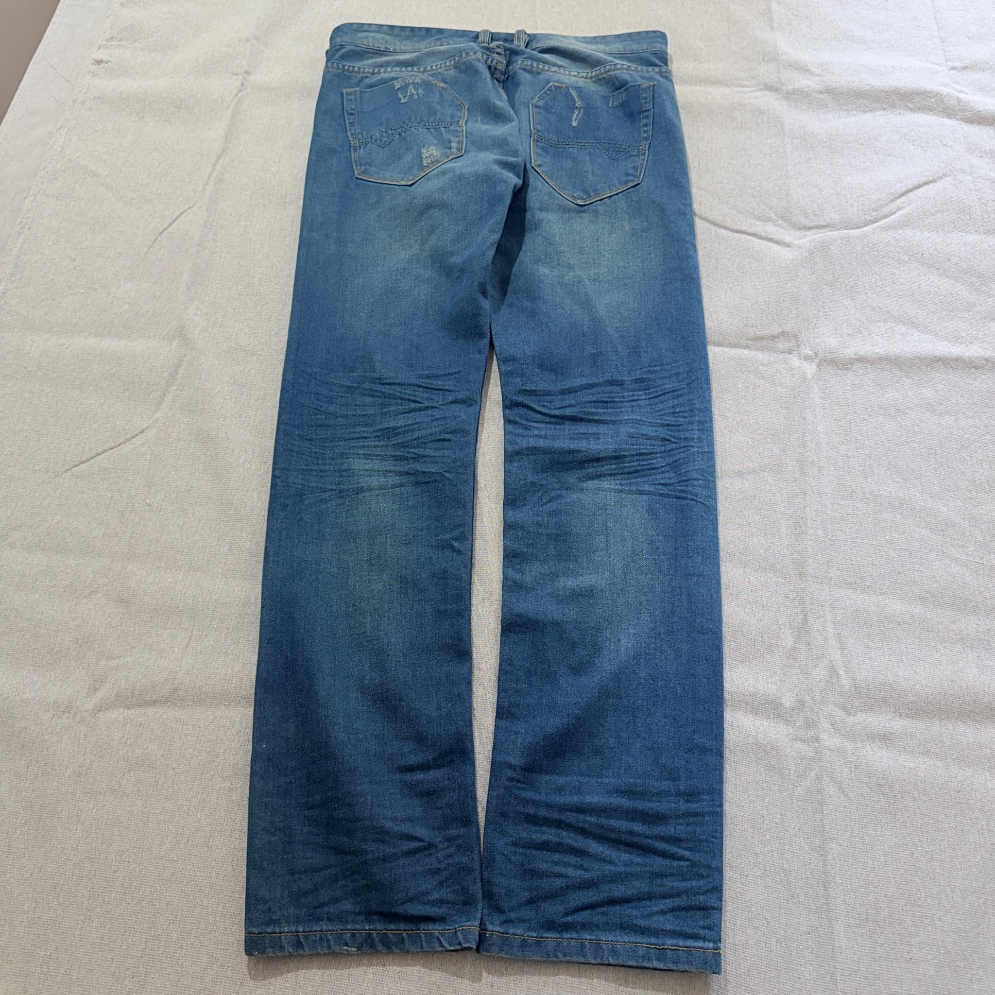 Yd. Skinny Distressed Blue Denim Jeans Men's Size 33 — photo 5 of 7