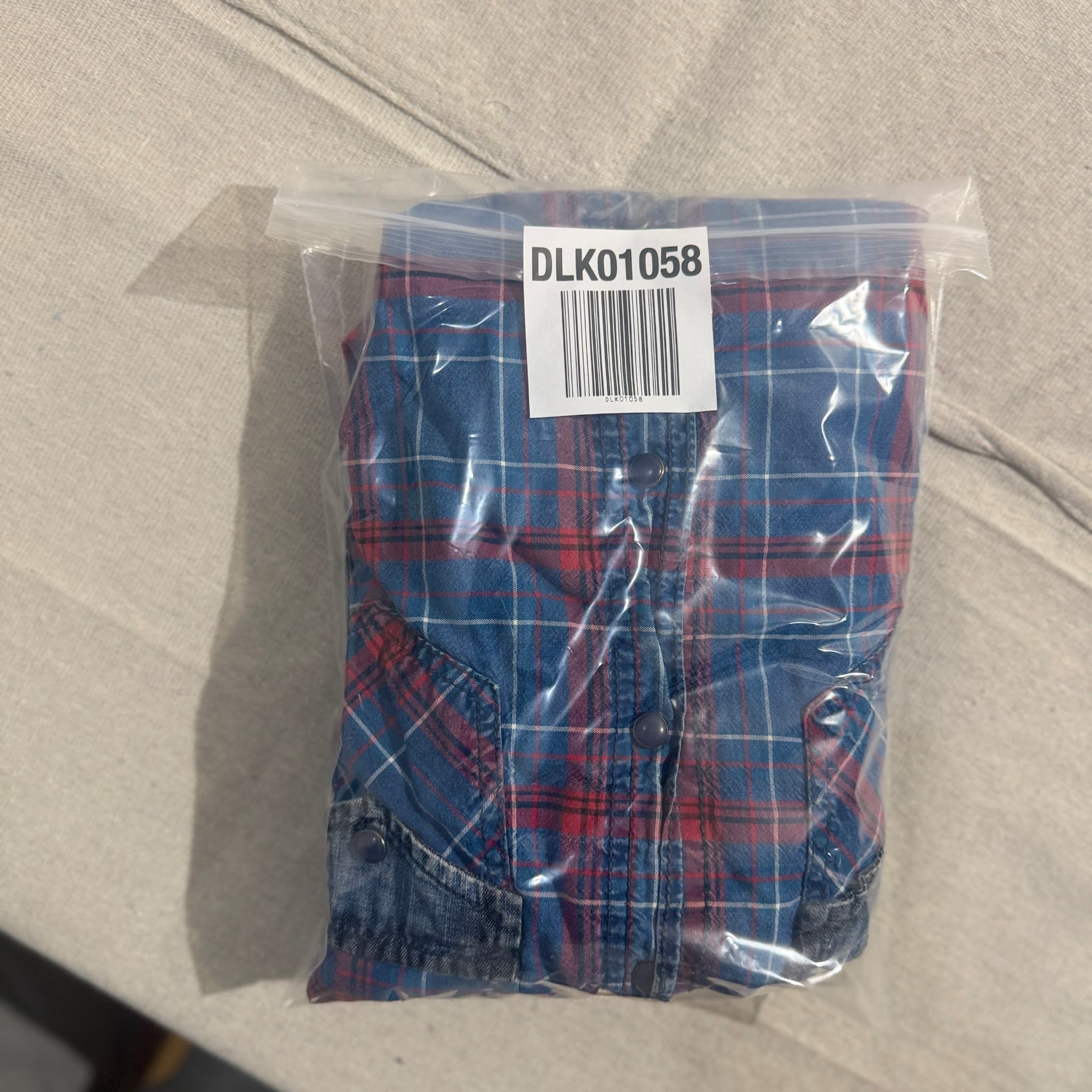 ZARA MAN Man Denim Collection Slim Fit Plaid Western Shirt — photo 11 of 11