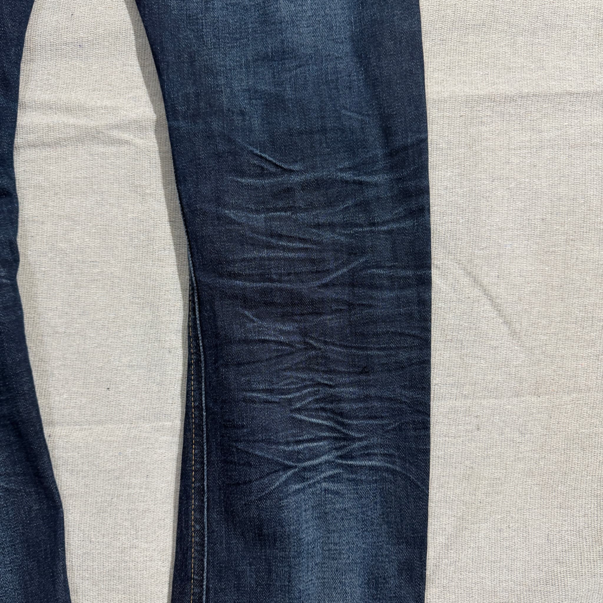 ZARA MAN Man Distressed Slim Fit Jeans Blue Studded Pocket Detail Size 38 — photo 8 of 9