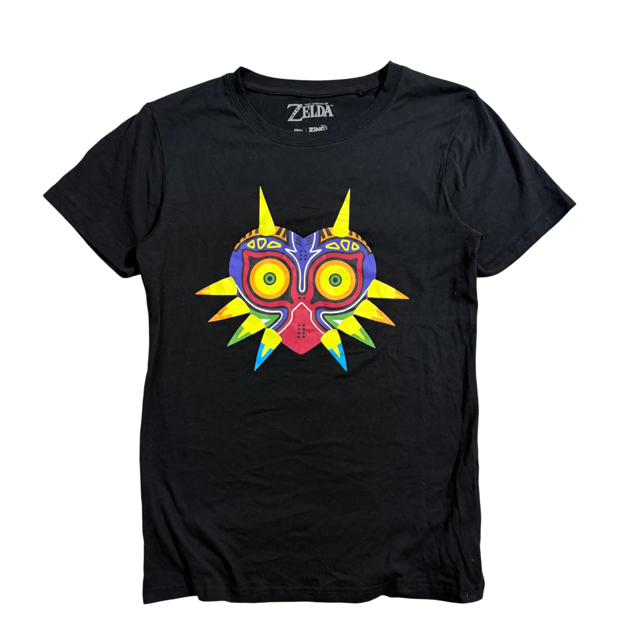 Zing The Legend Of Zelda Majora's Mask Graphic T-Shirt Black Small