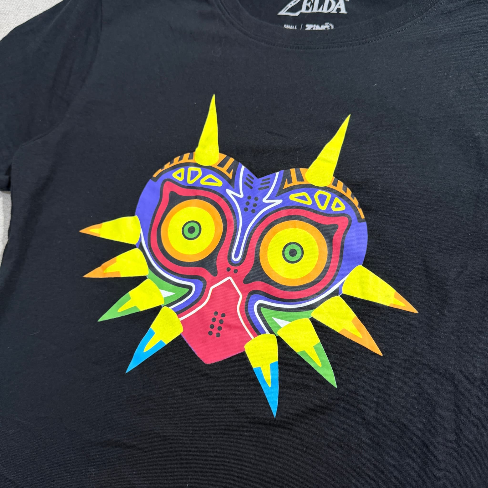 Zing The Legend Of Zelda Majora's Mask Graphic T-Shirt Black Small — photo 2 of 5