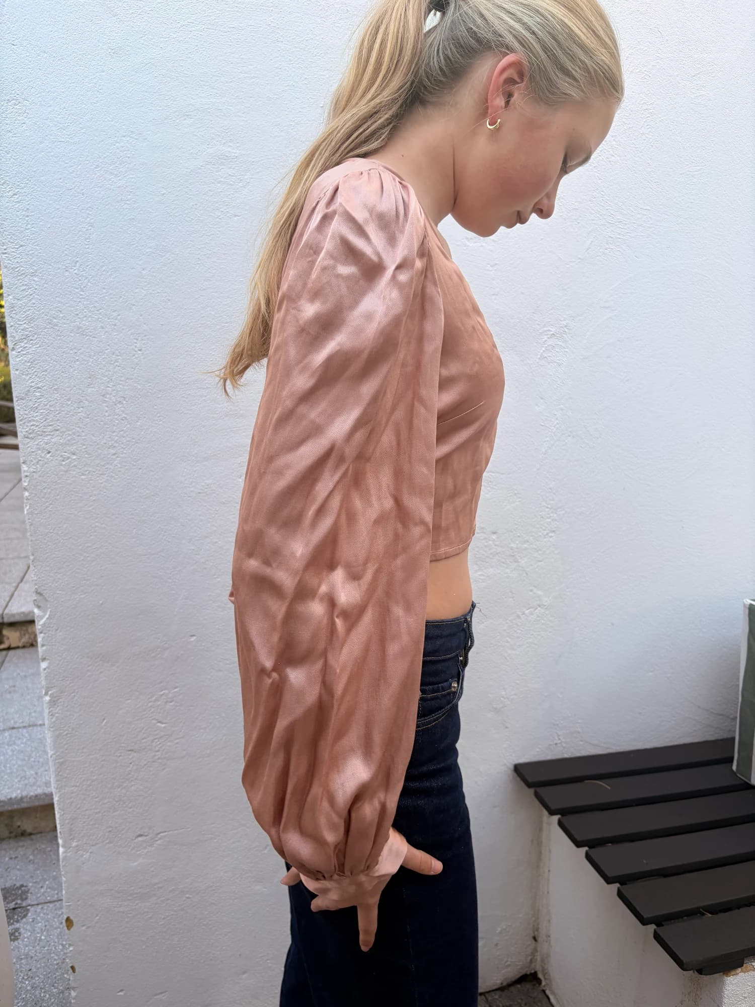 Alice McCall "I Like That" Top in cinnamon nude — photo 4 of 4