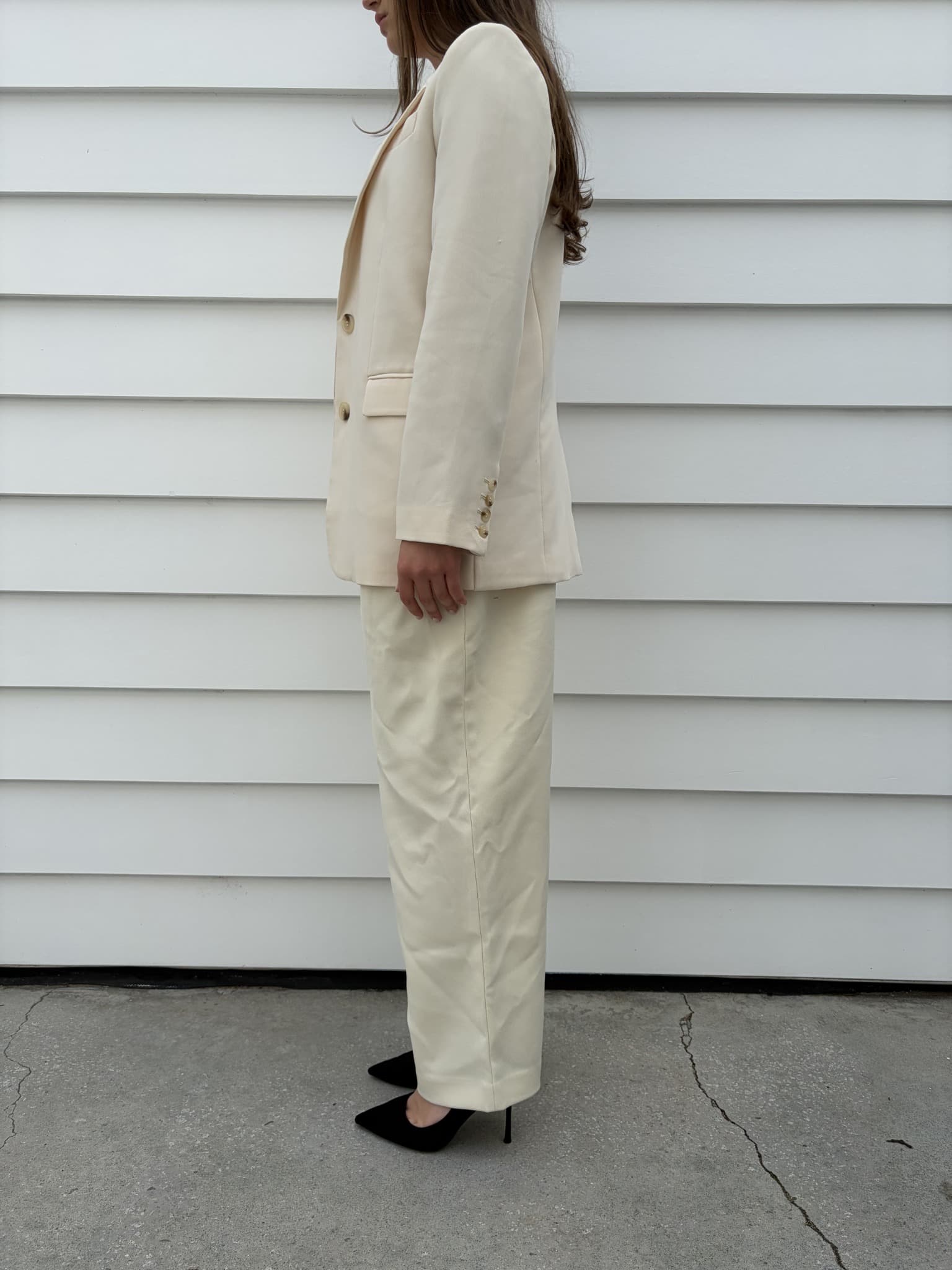 Bayse Cream Tailored Trouser — photo 2 of 5