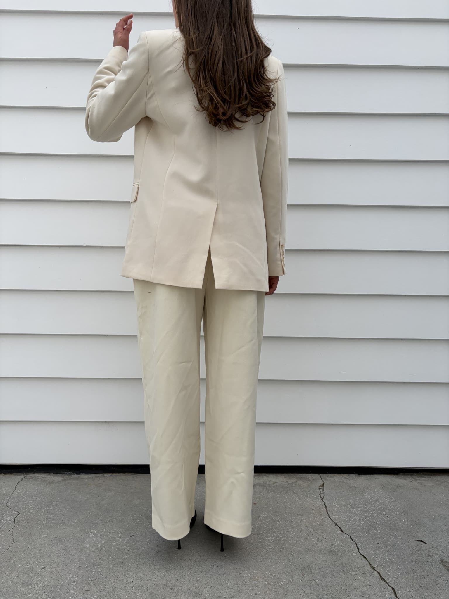 Bayse Cream Tailored Trouser — photo 3 of 5