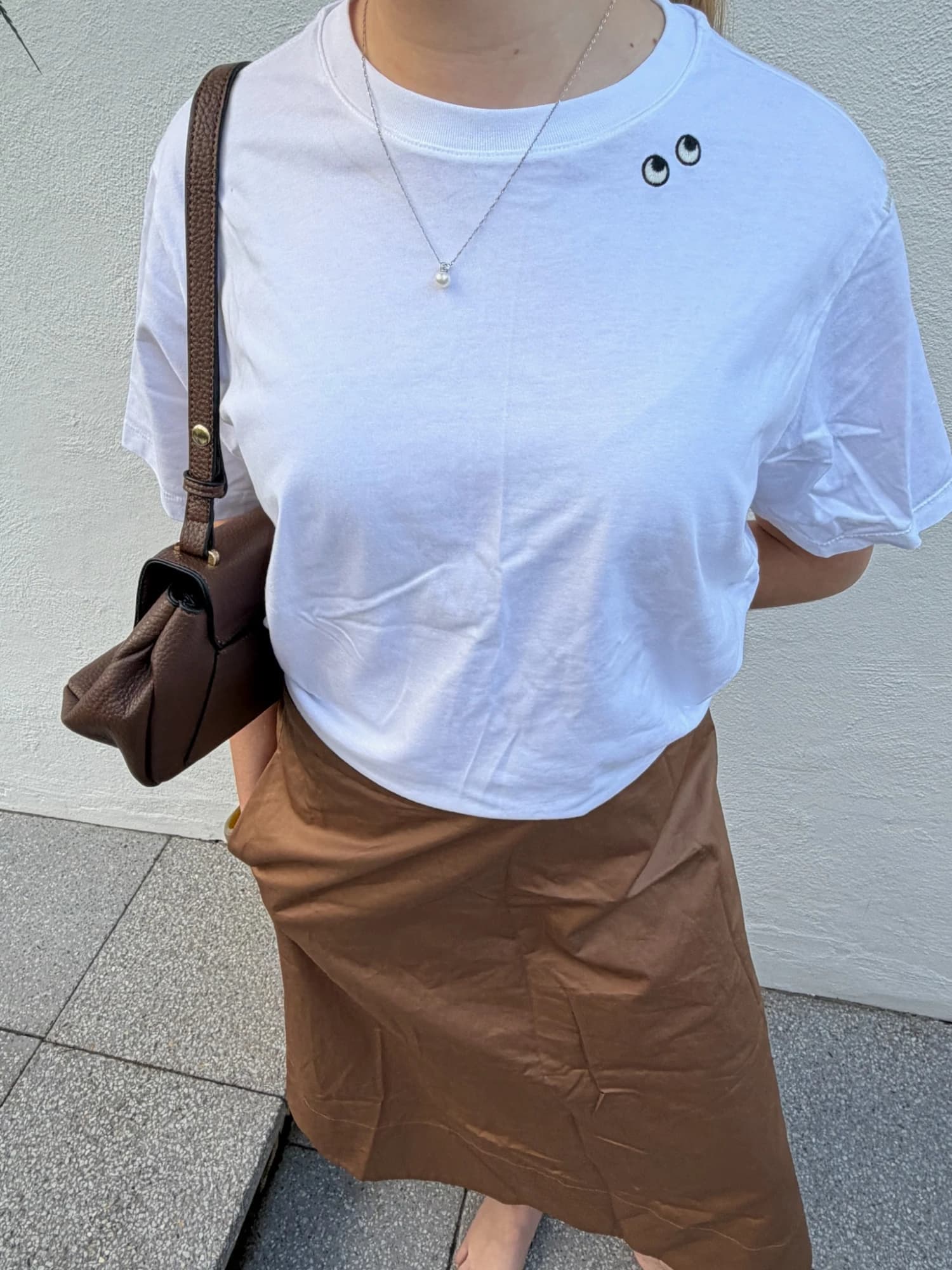 Classic Brown A-Line Midi Skirt — photo 4 of 4