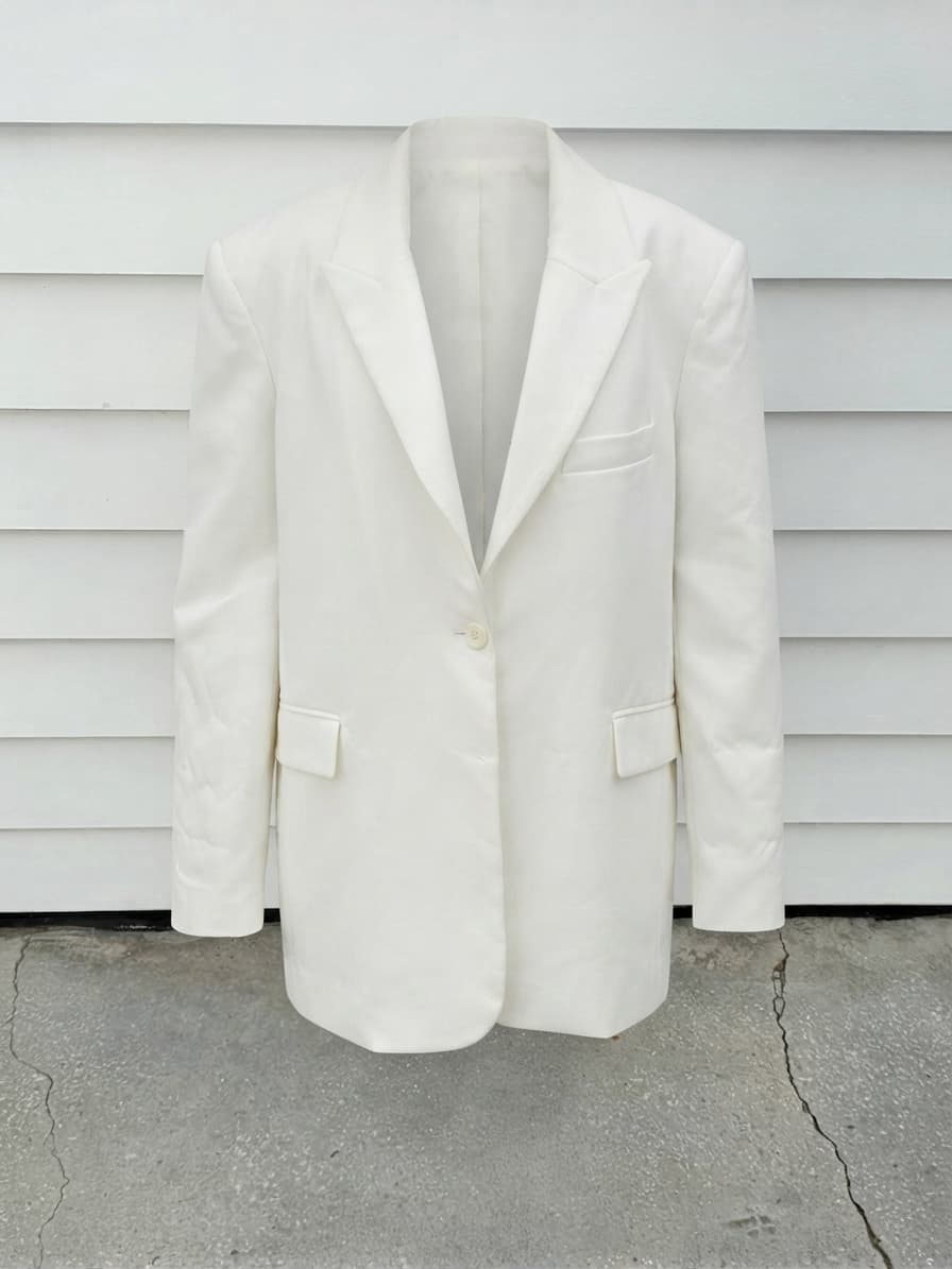 Dissh White Blazer — photo 5 of 5