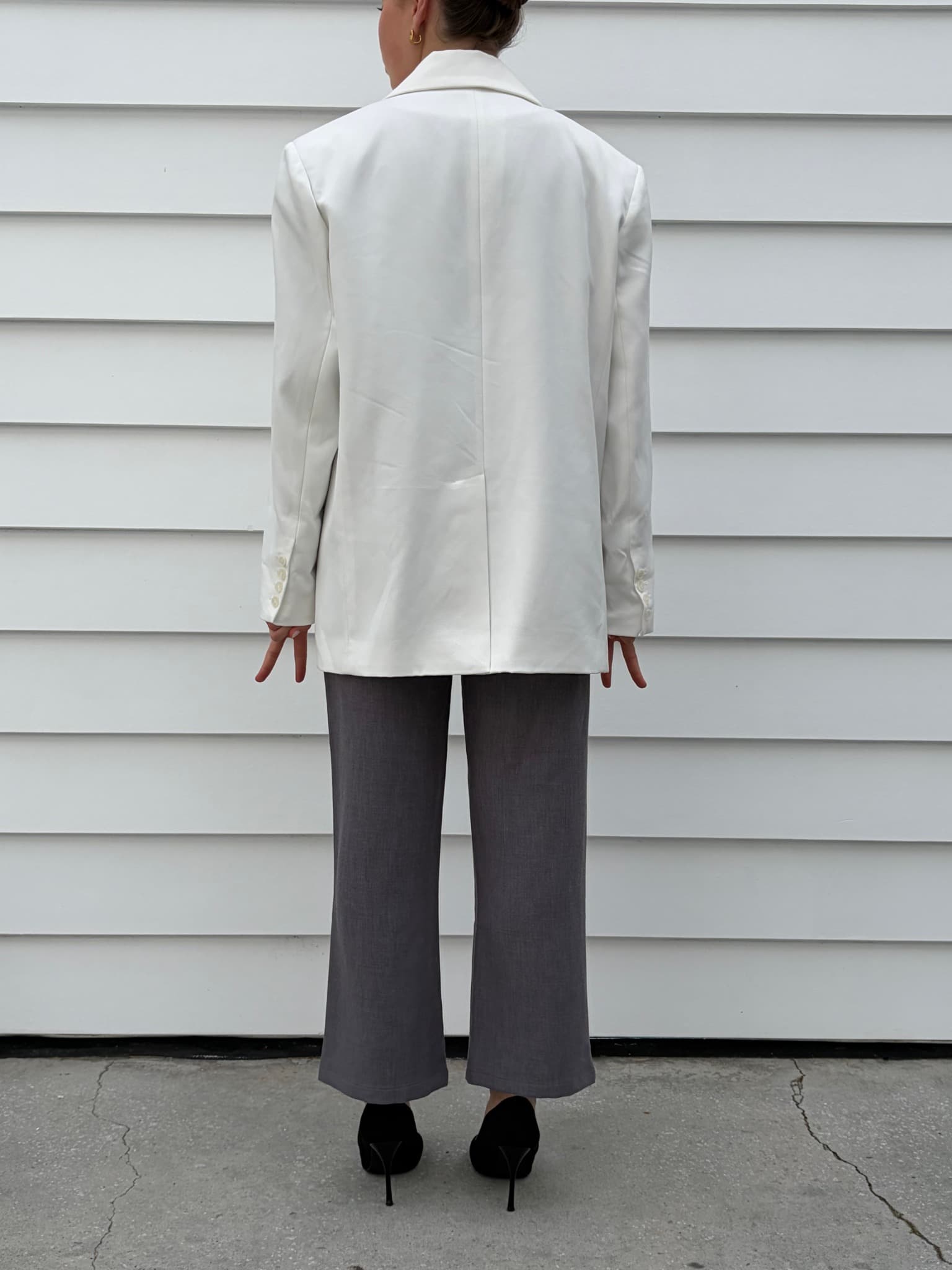 Dissh White Blazer — photo 2 of 5