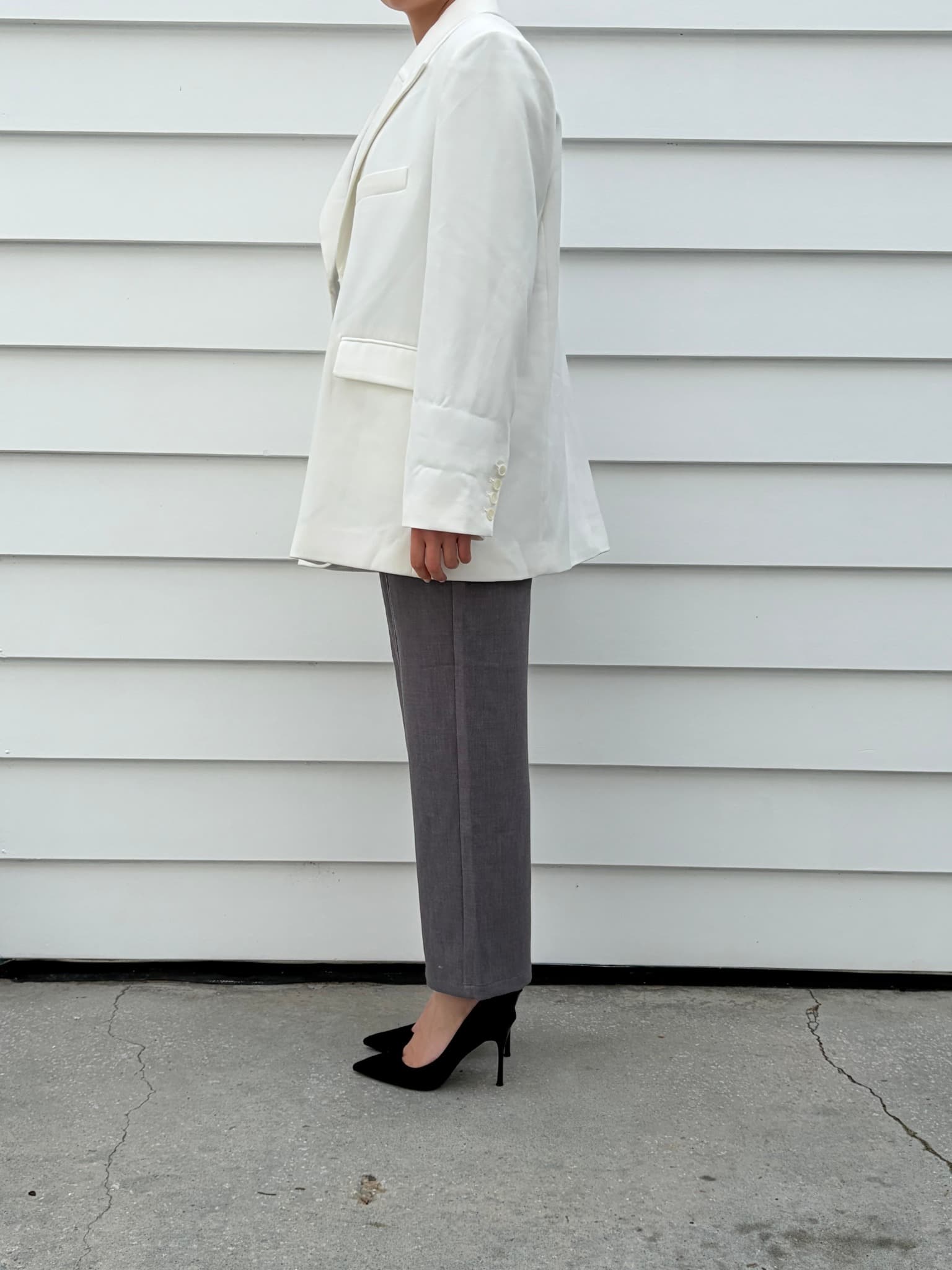 Dissh White Blazer — photo 3 of 5
