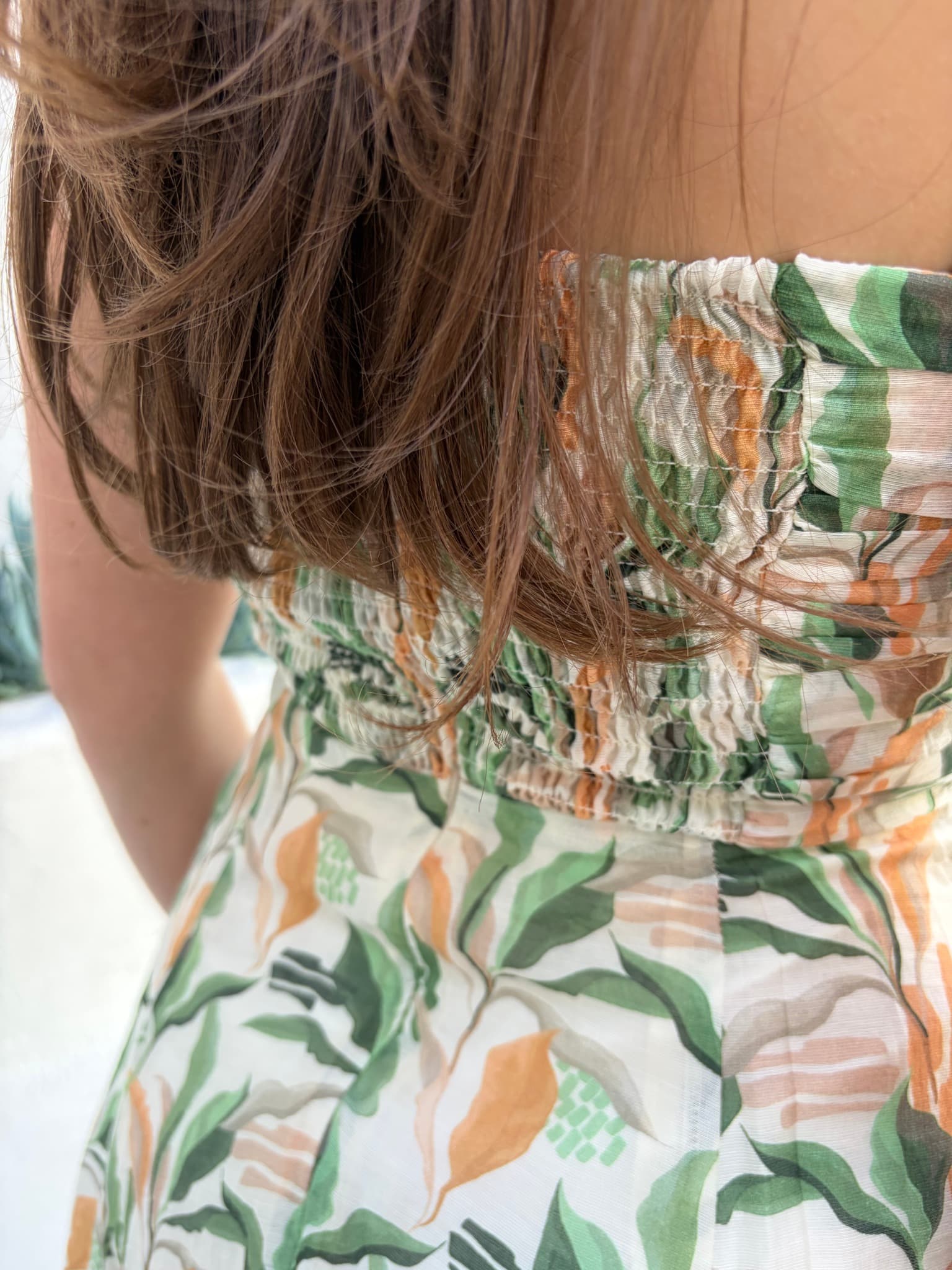 Lakeyo Ruched Midi Dress Floral Size S — photo 3 of 3
