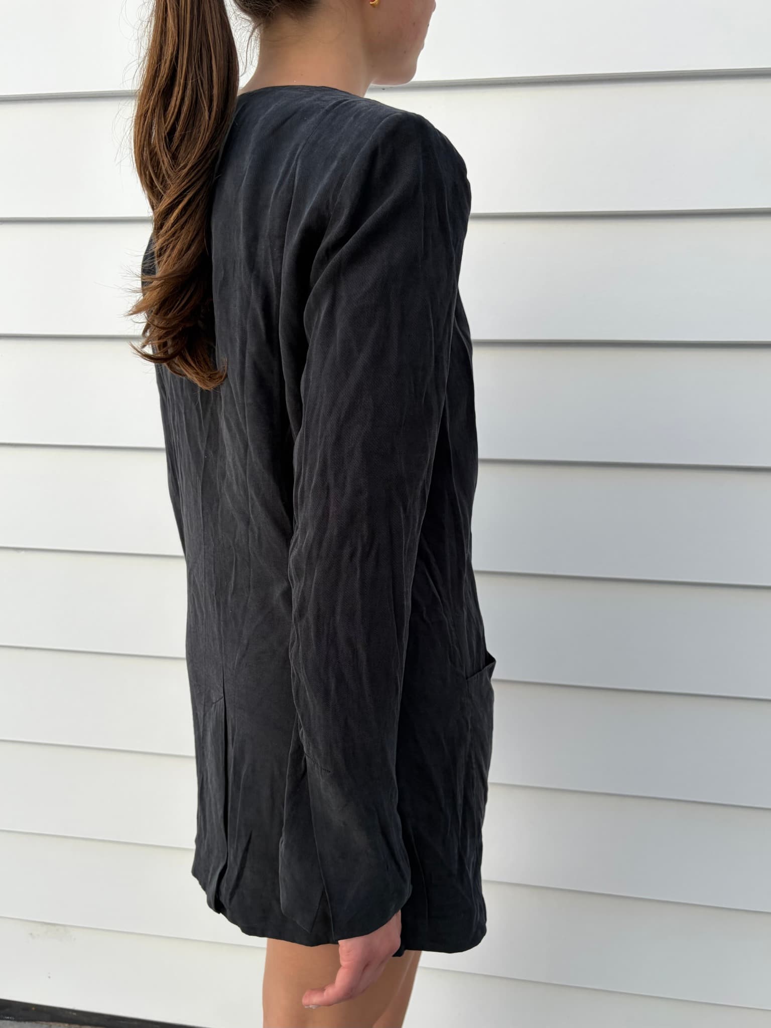 ST Agni Black Oversized Blazer — photo 1 of 3