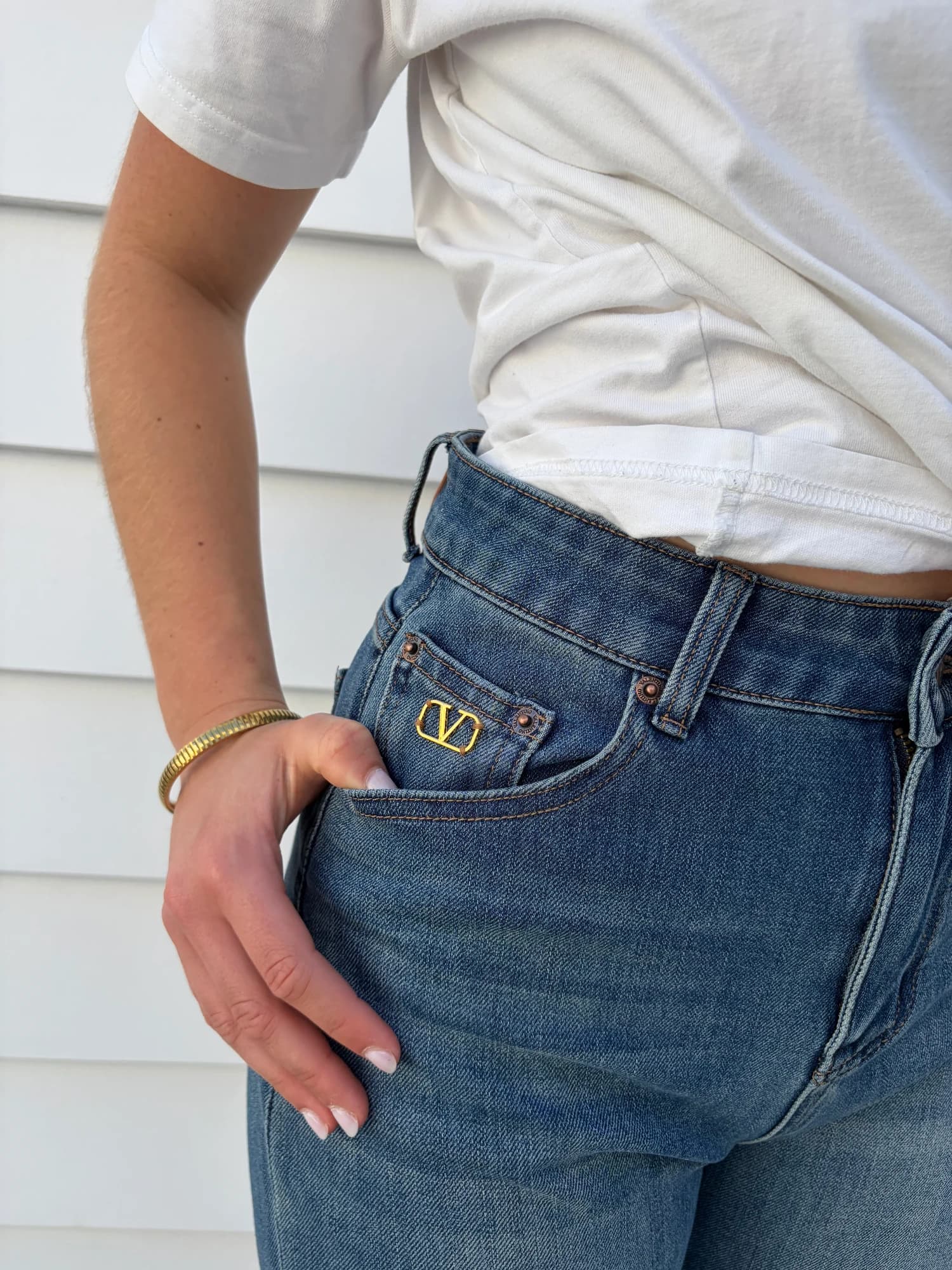 Valentino Blue Denim Jeans Size 28 — photo 1 of 6